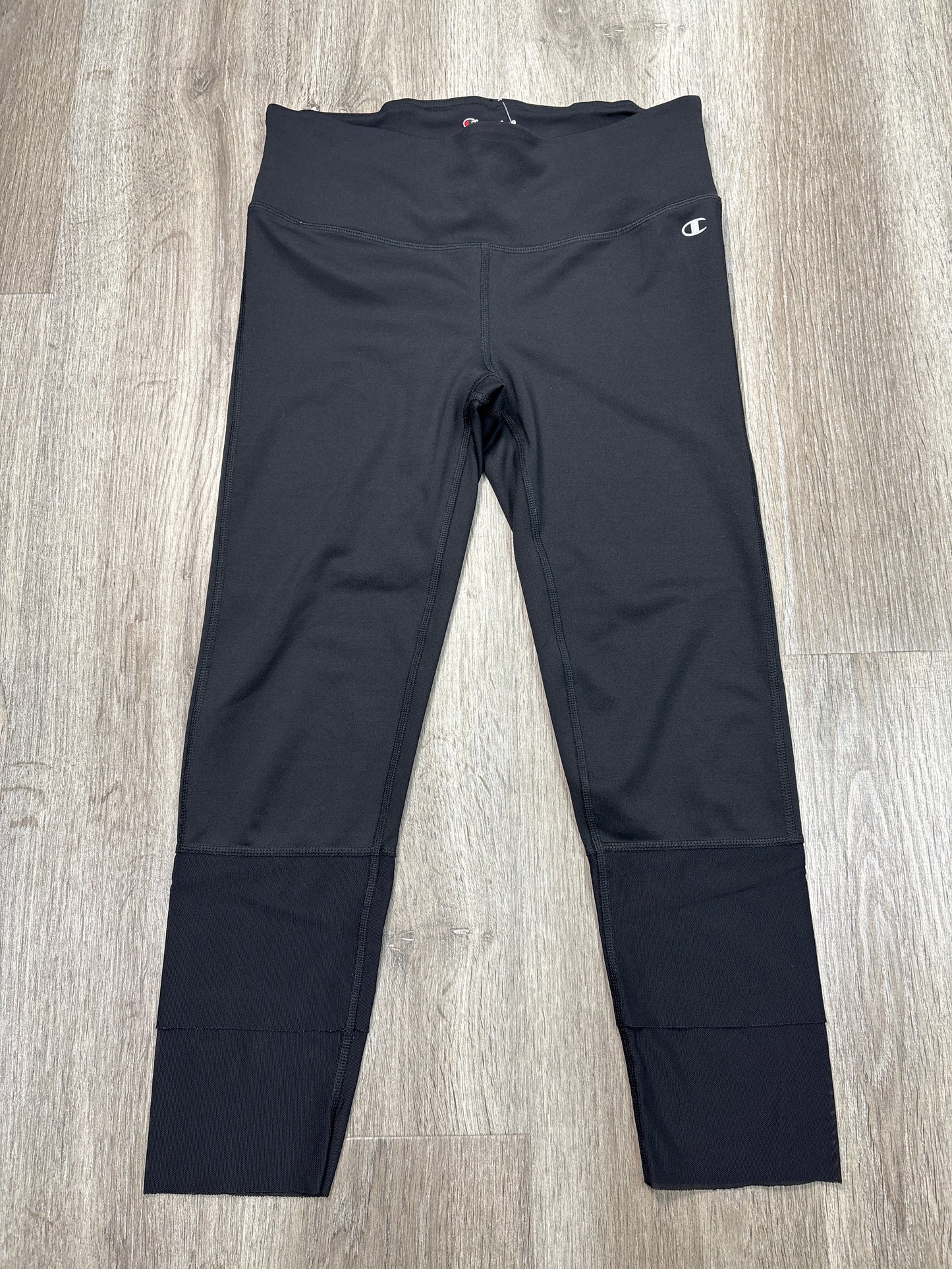 Athletic Leggings Capris By Champion In Black, Size: M