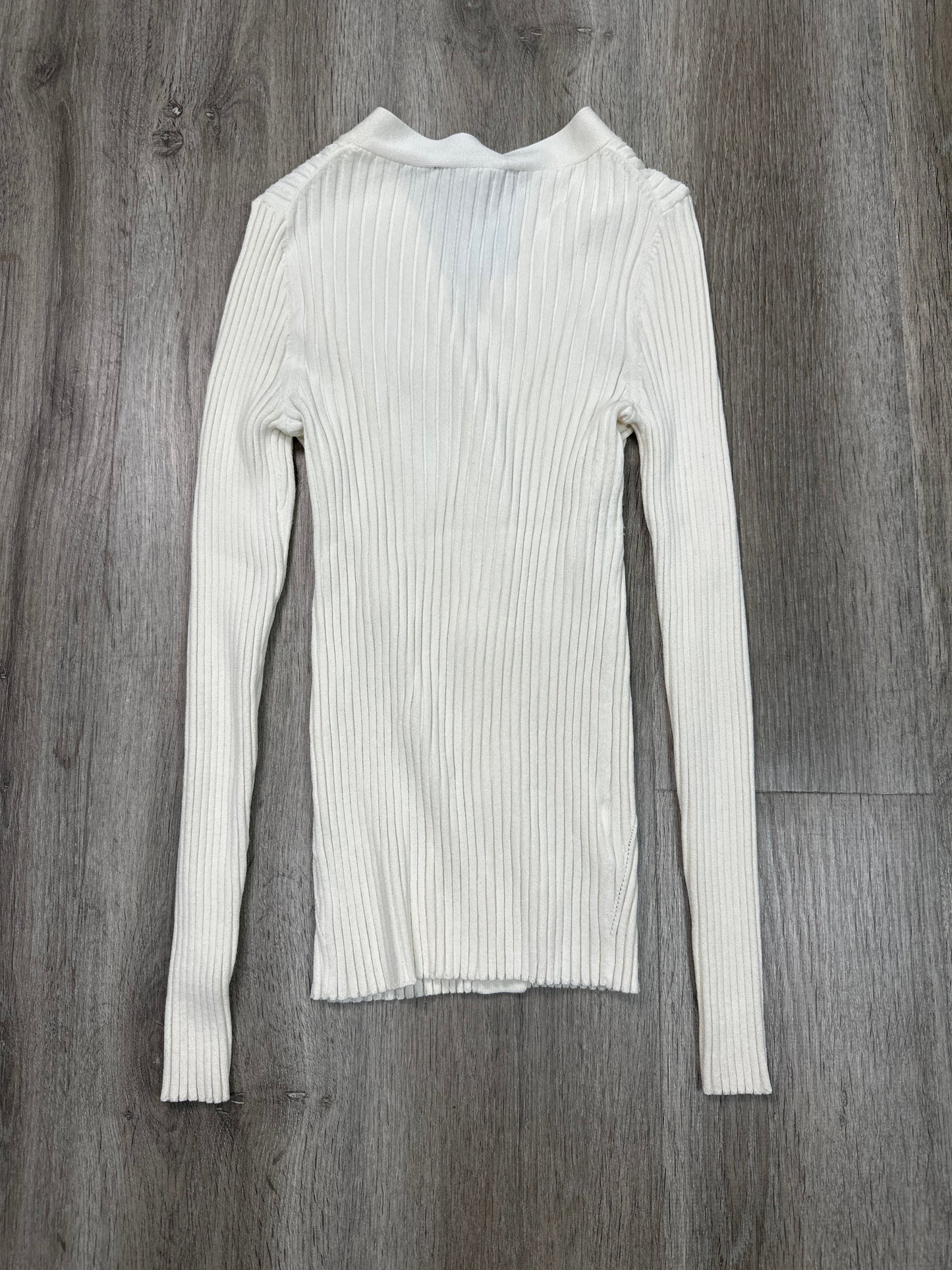 Cardigan By Ann Taylor In White, Size: Xsp