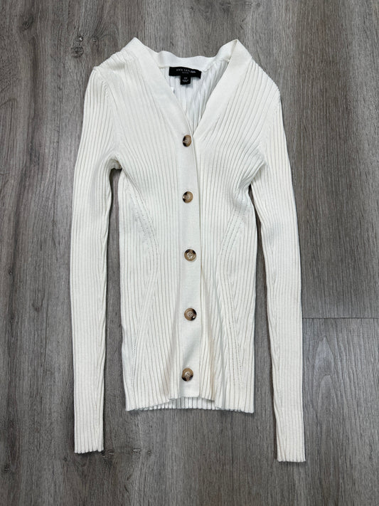 Cardigan By Ann Taylor In White, Size: Xsp