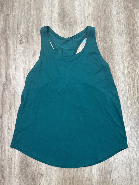 Athletic Tank Top By Lululemon In Teal, Size: M