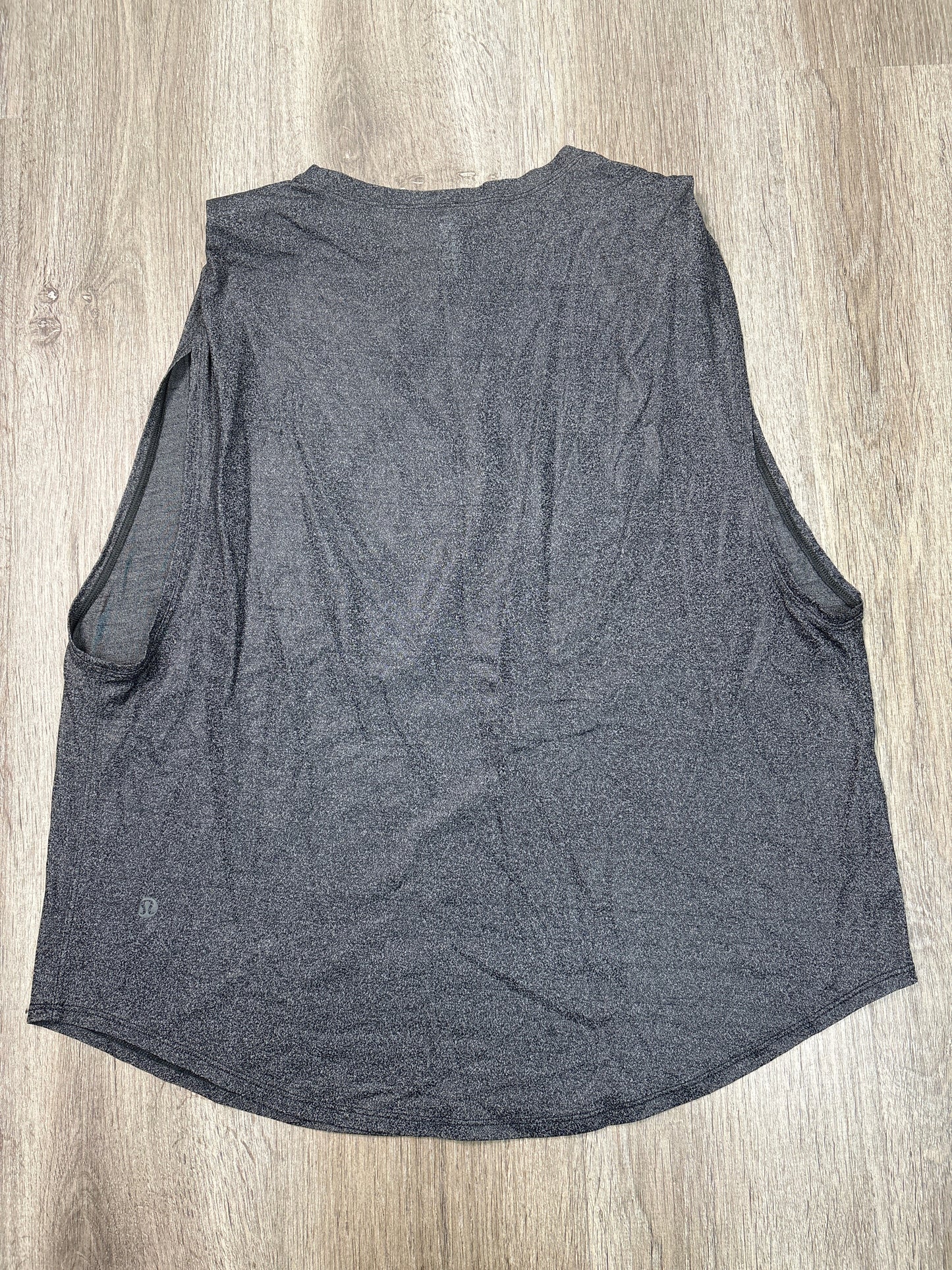 Athletic Tank Top By Lululemon In Grey, Size: M