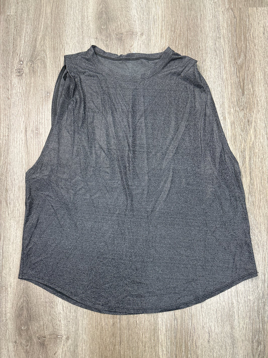 Athletic Tank Top By Lululemon In Grey, Size: M