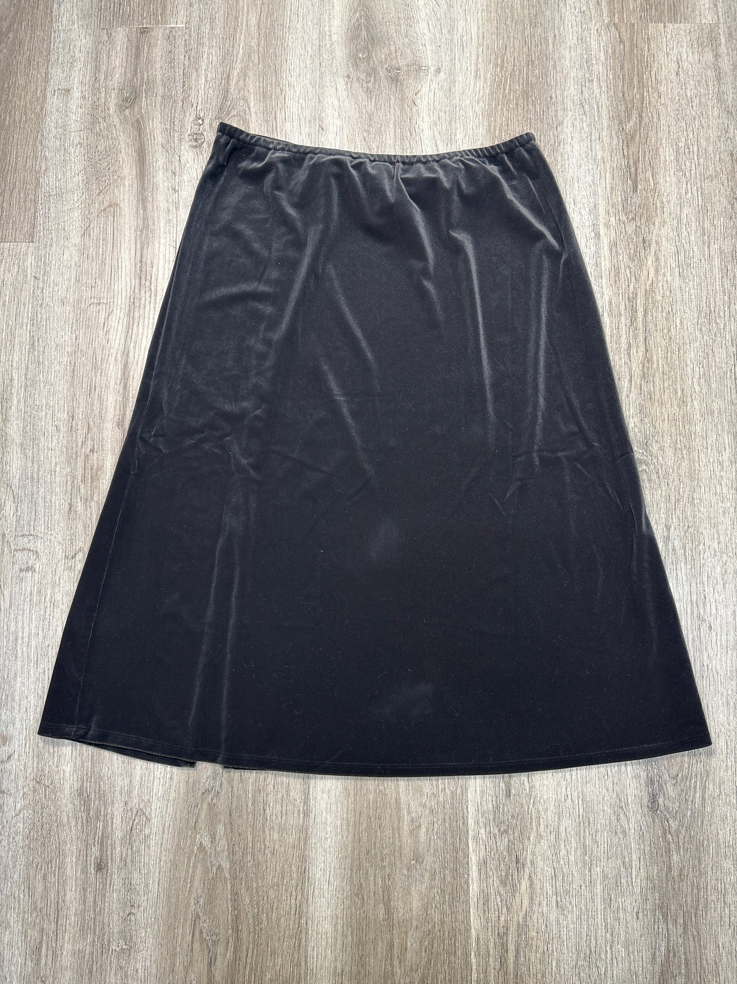 Skirt Midi By Time And Tru In Grey, Size: L