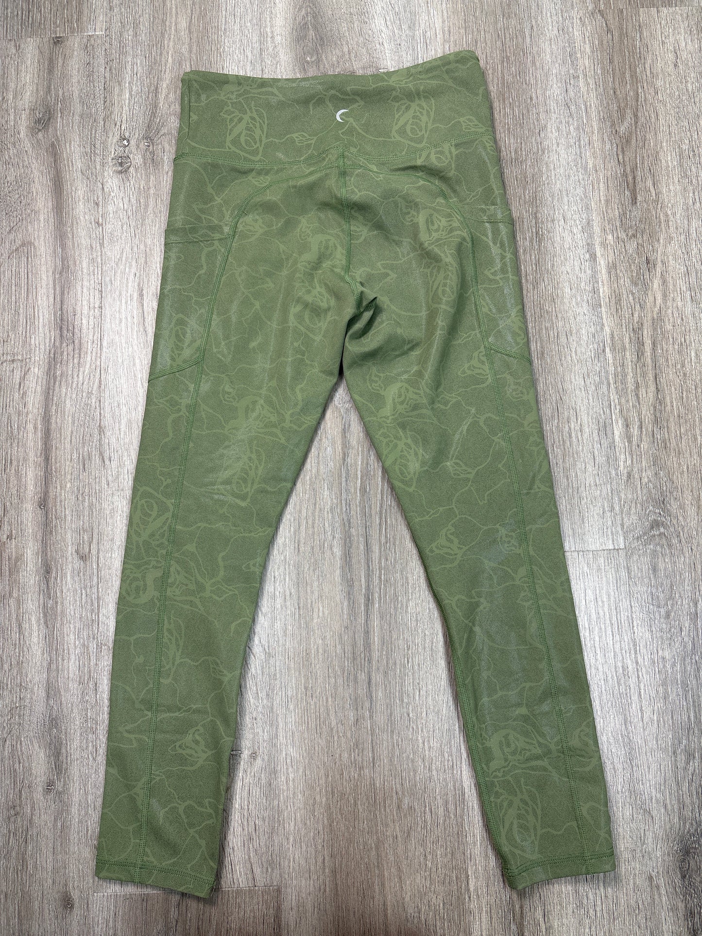 Athletic Leggings By Zyia In Green, Size: S