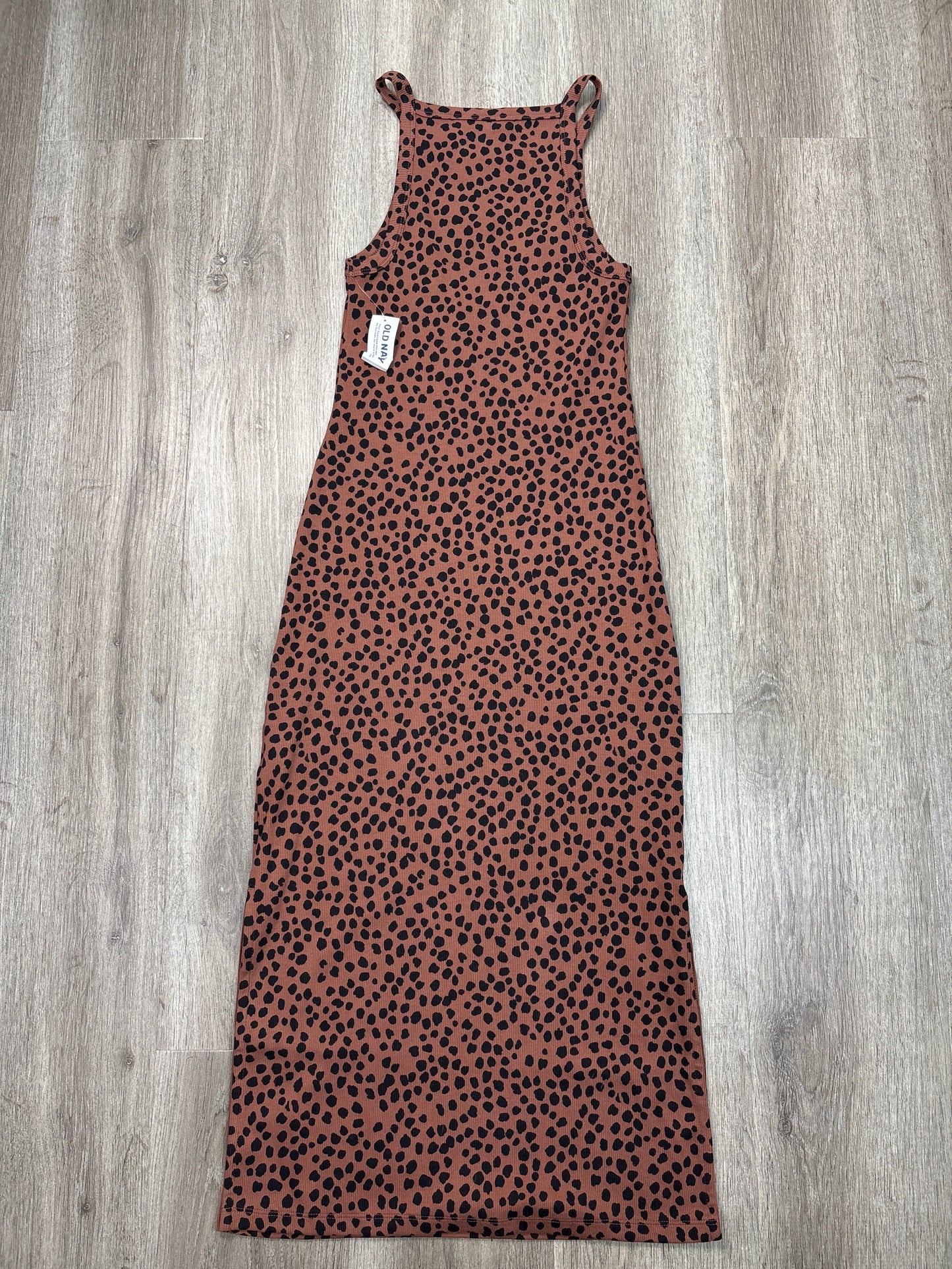 Dress Casual Midi By Old Navy In Brown, Size: S