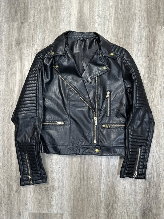 Jacket Moto By Lone Tree In Black, Size: Xl