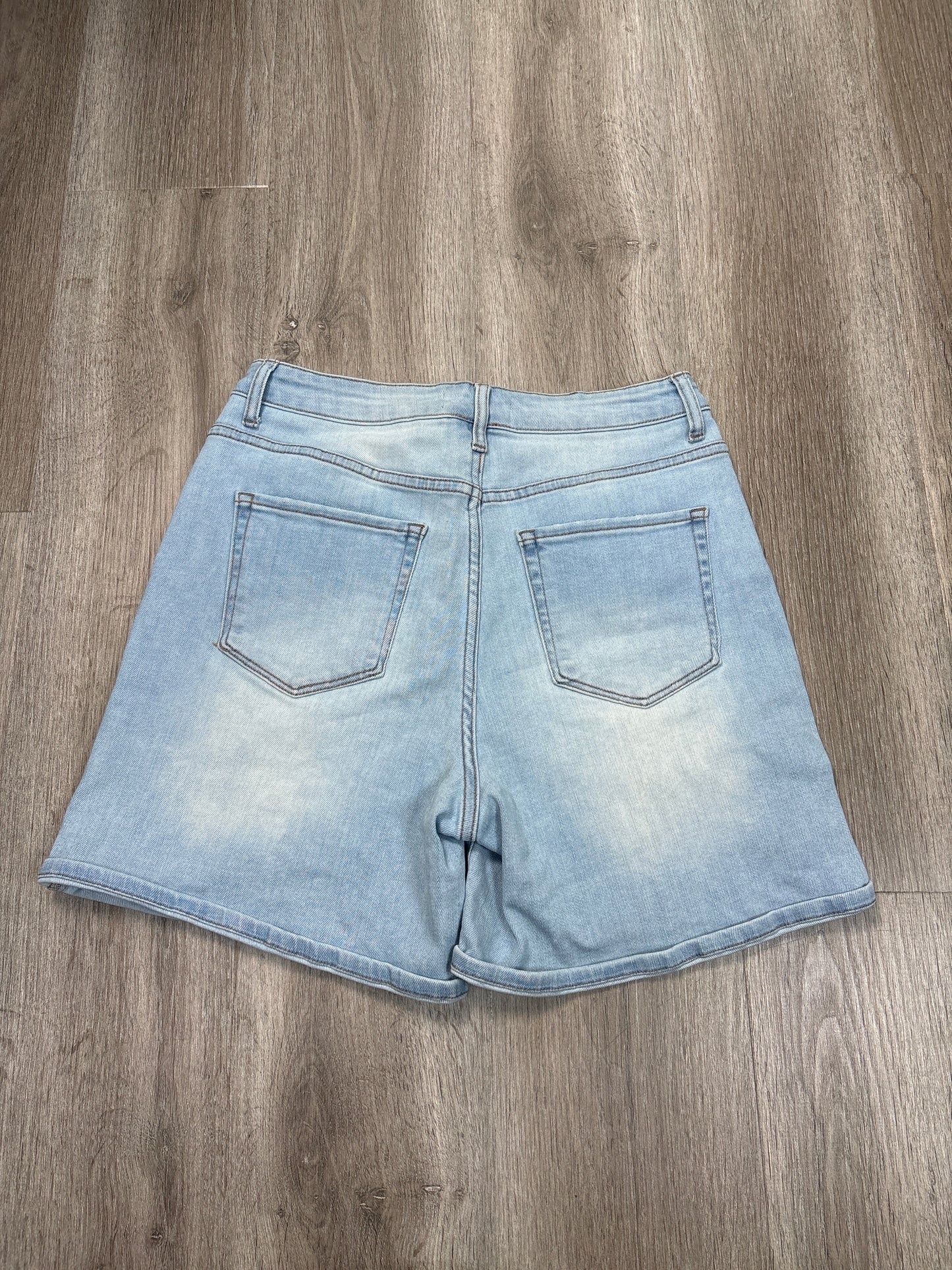 Shorts By Vervet In Blue Denim, Size: L