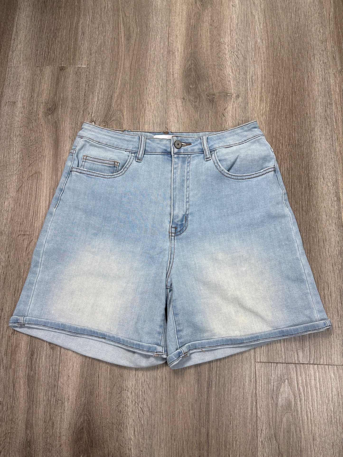 Shorts By Vervet In Blue Denim, Size: L