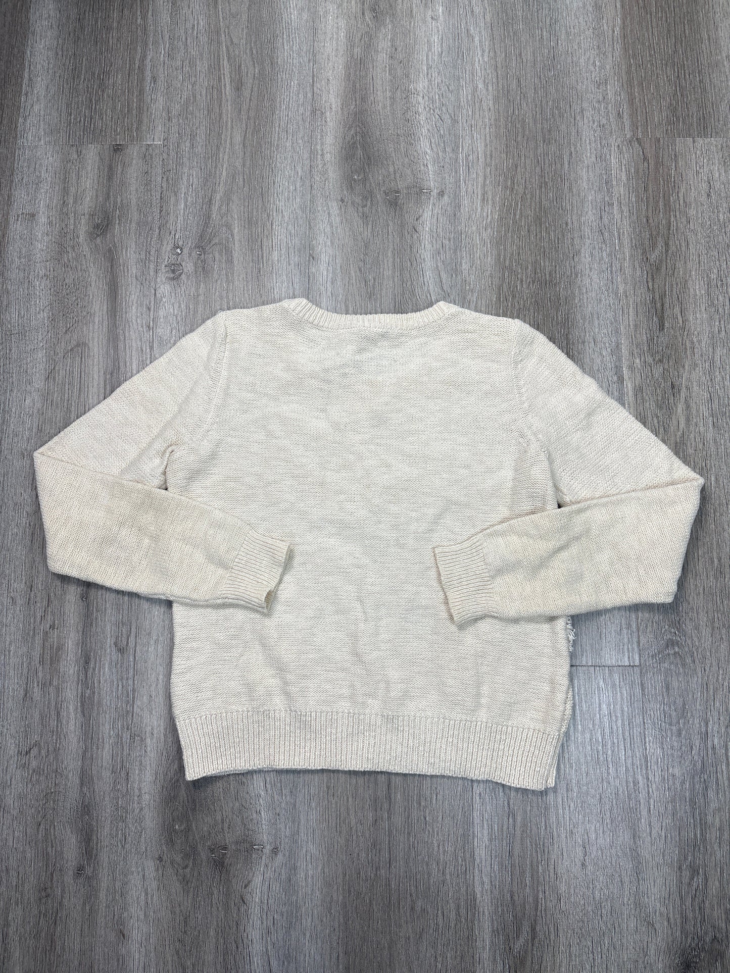 Sweater By Moth In Cream, Size: Xs