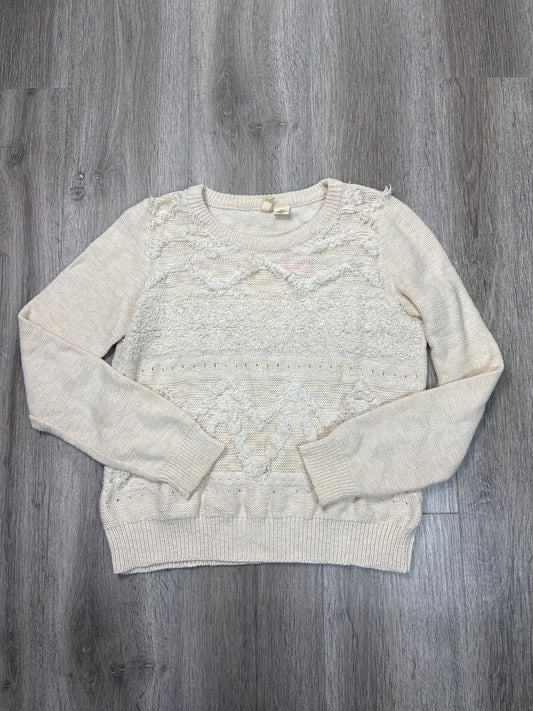 Sweater By Moth In Cream, Size: Xs