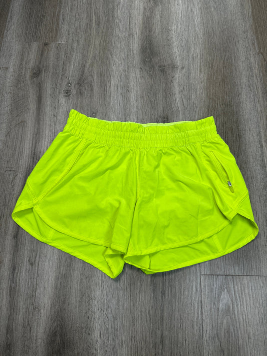 Athletic Shorts By Lululemon In Yellow, Size: M