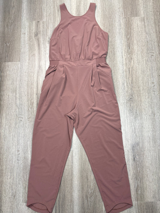 Jumpsuit By All In Motion In Brown, Size: M