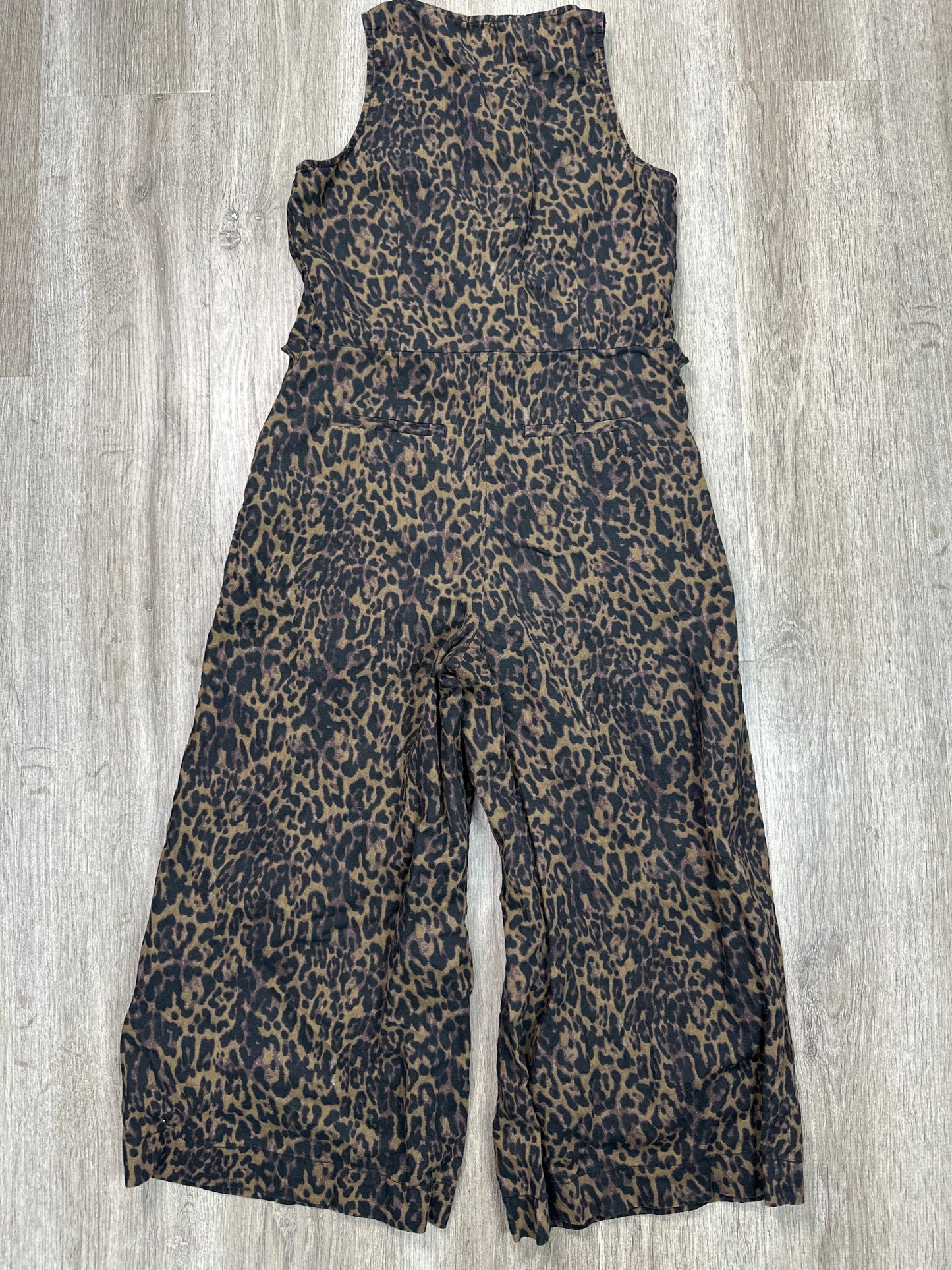 Jumpsuit By Banana Republic In Leopard Print, Size: Xs