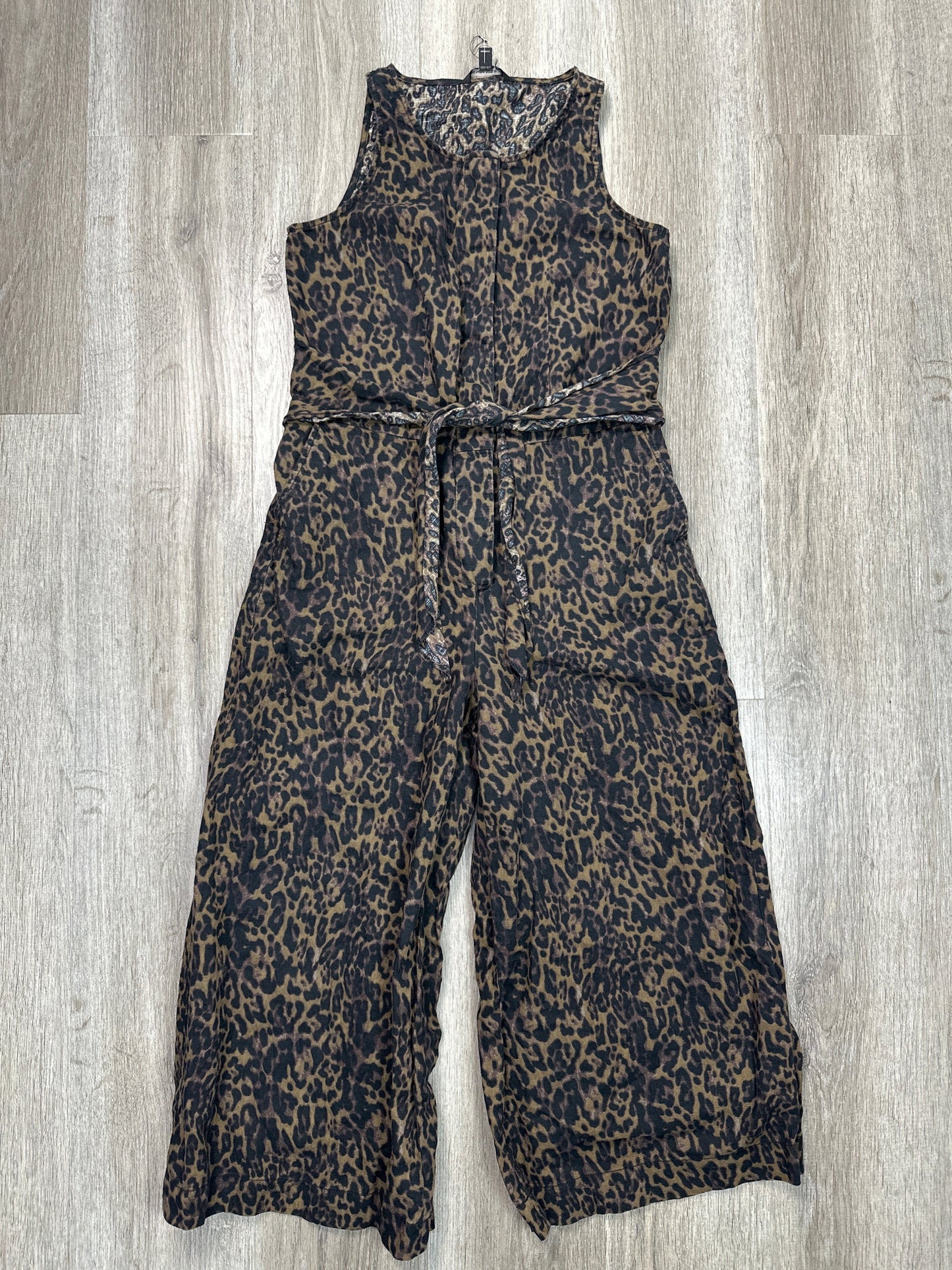 Jumpsuit By Banana Republic In Leopard Print, Size: Xs