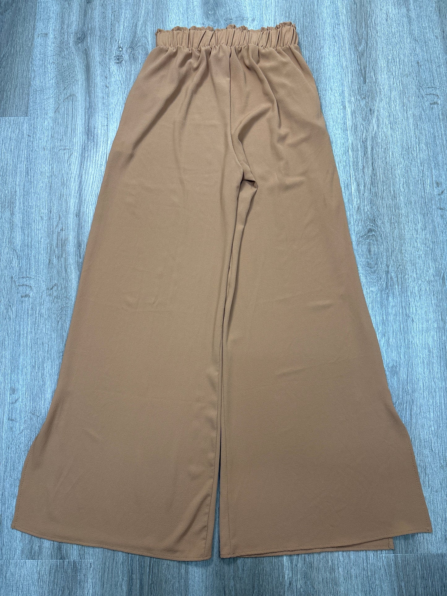 Pants Wide Leg By Tyche In Brown, Size: M