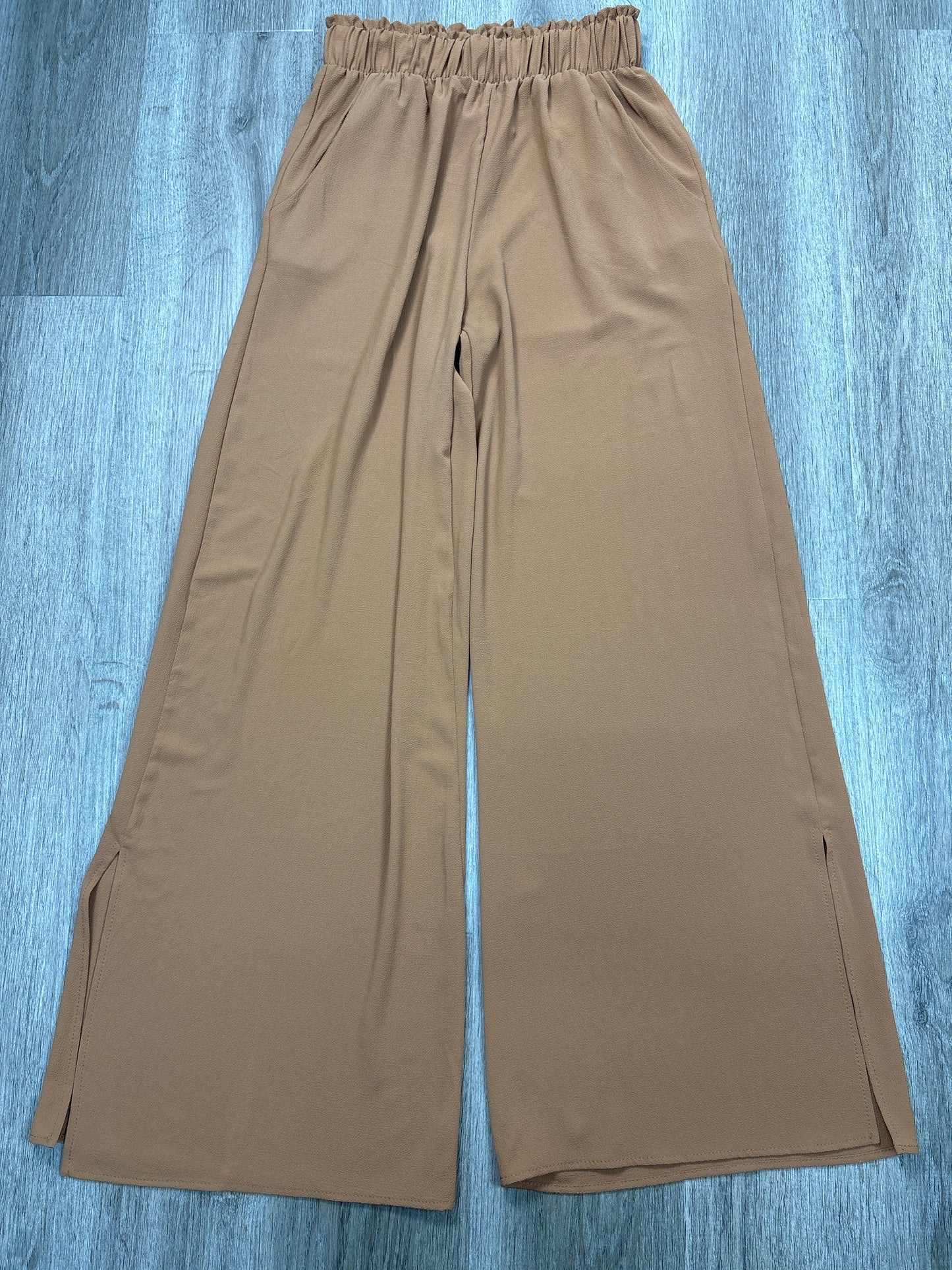 Pants Wide Leg By Tyche In Brown, Size: M