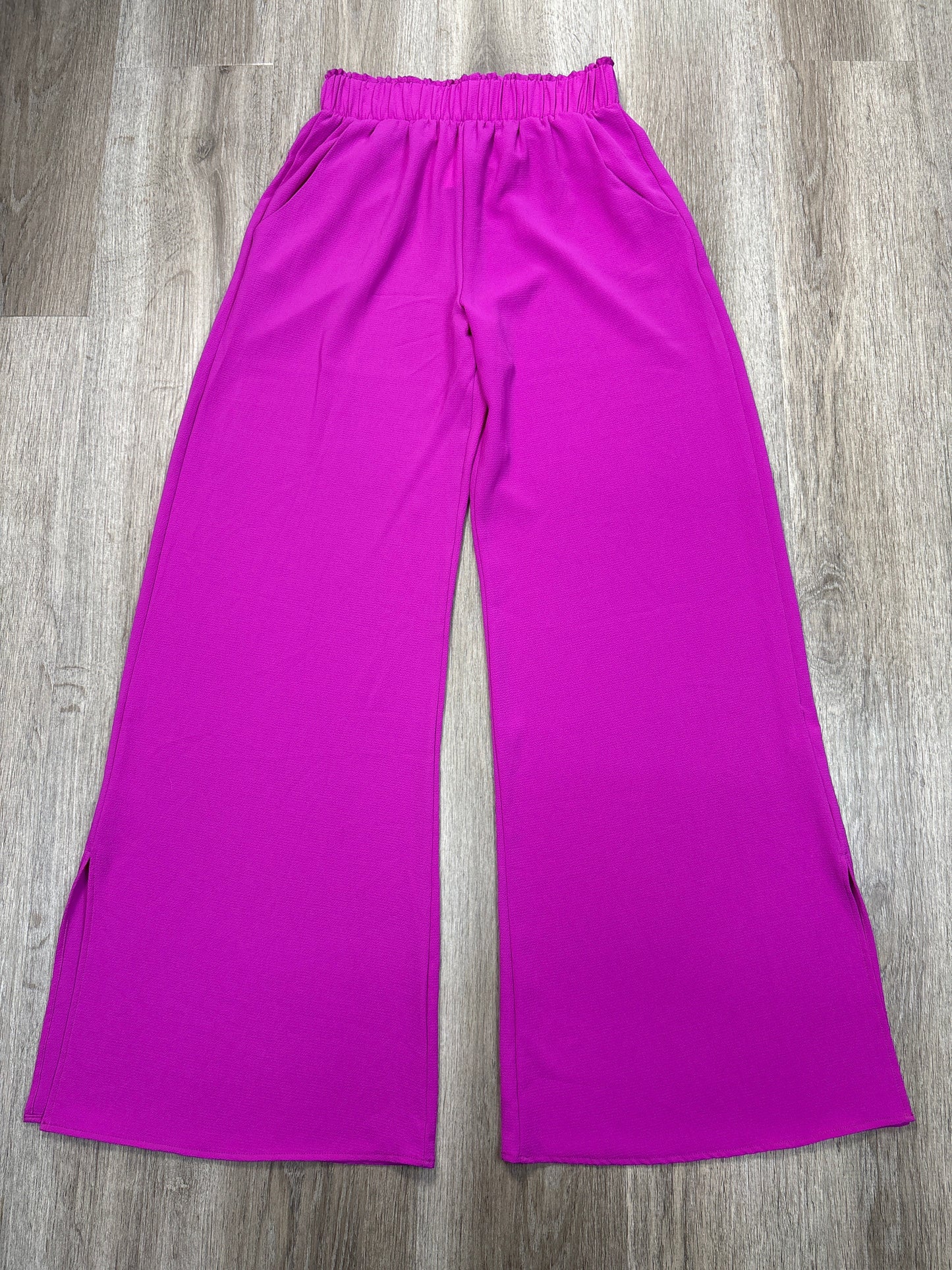 Pants Wide Leg By Tyche In Purple, Size: S