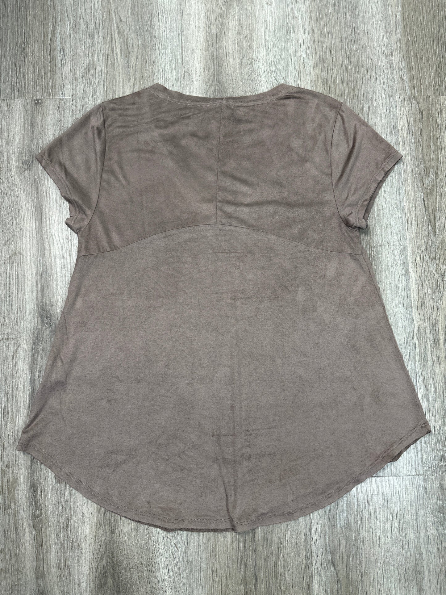 Top Short Sleeve By Dylan In Brown, Size: S