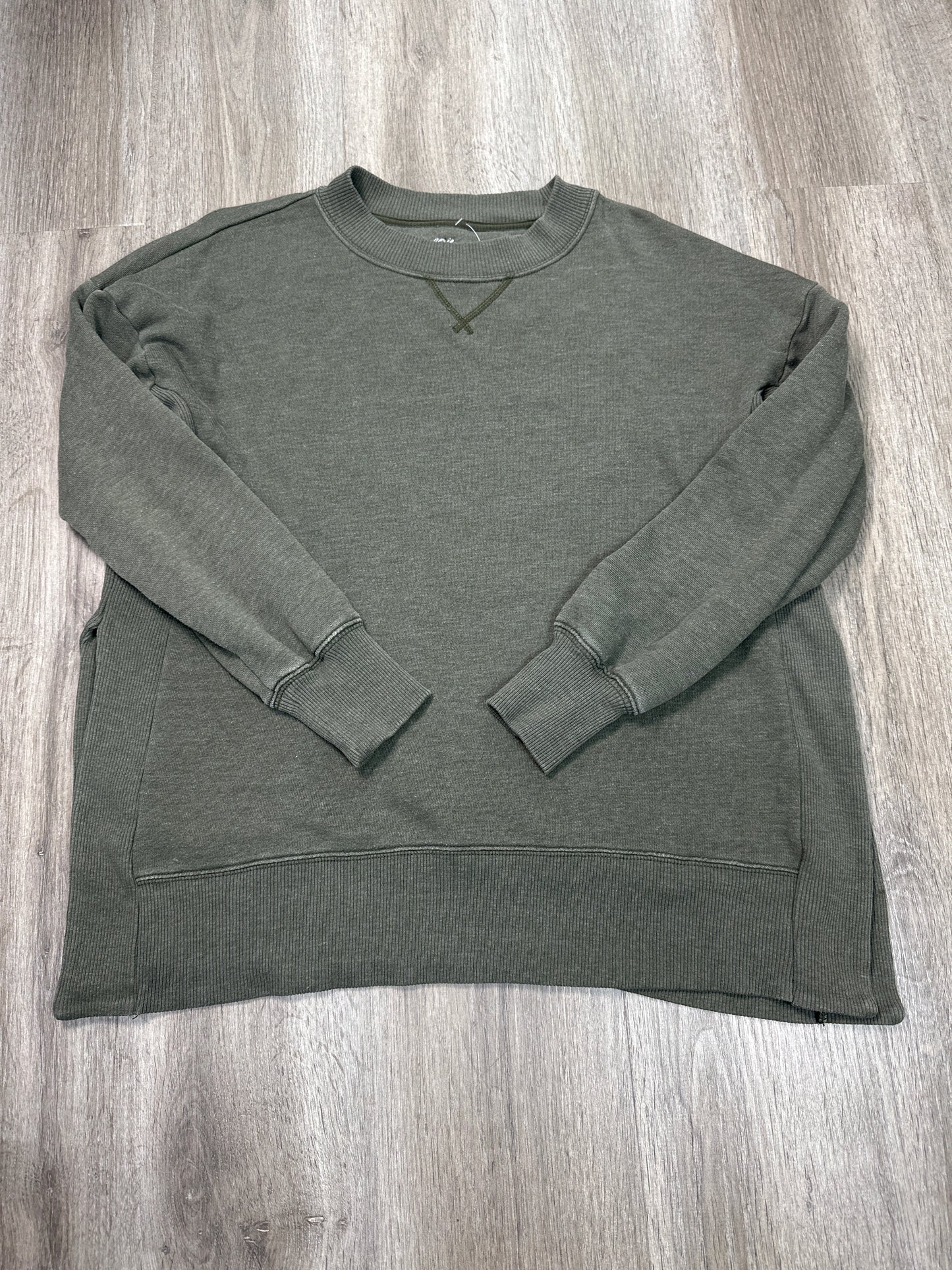 Sweatshirt Crewneck By Aerie In Green, Size: Xs