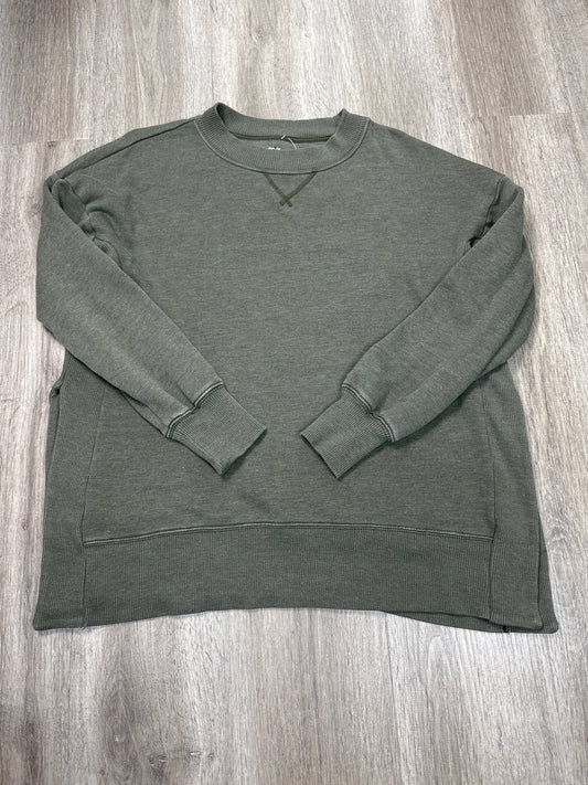 Sweatshirt Crewneck By Aerie In Green, Size: Xs