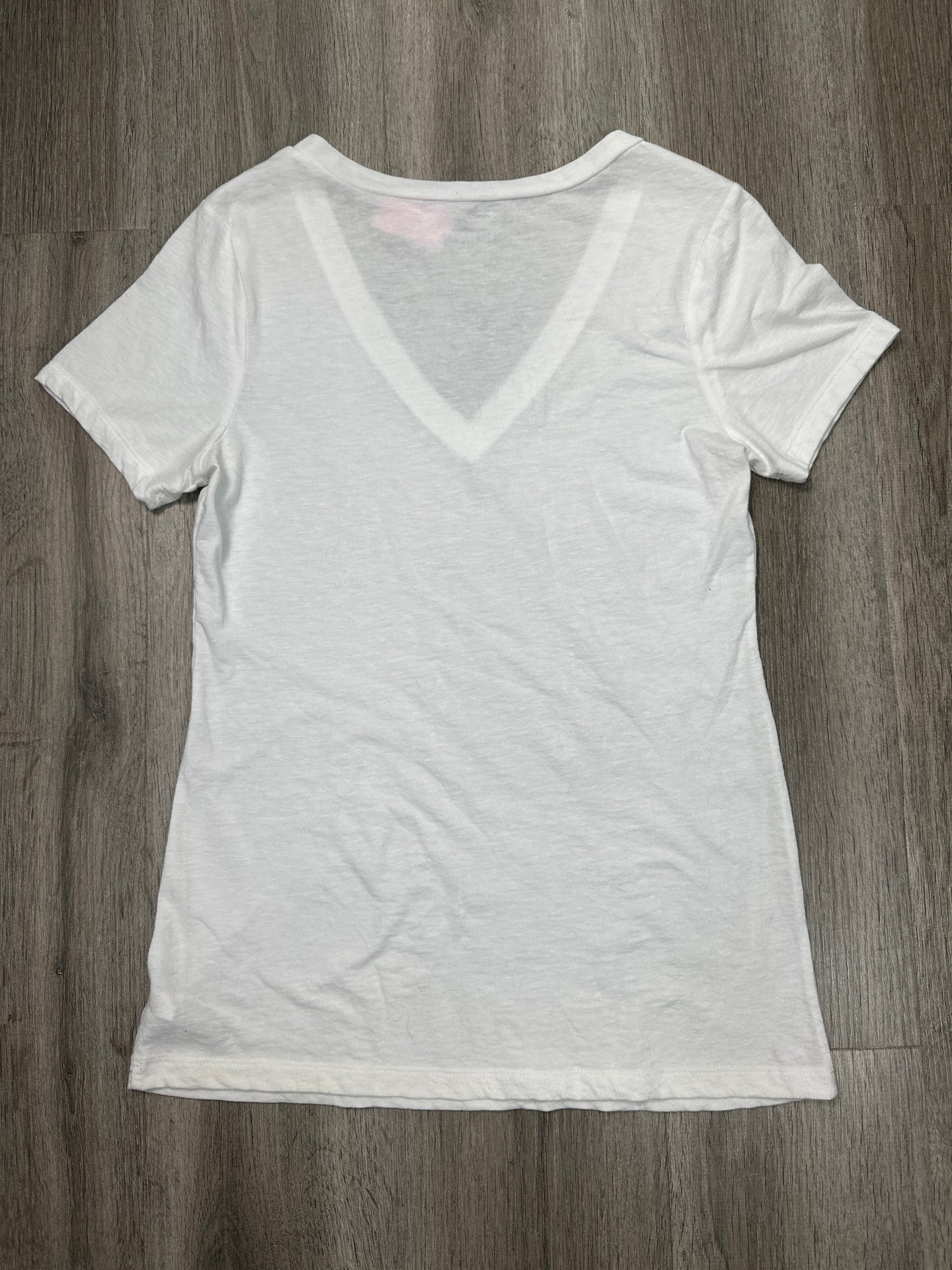 Top Short Sleeve Basic By Old Navy In White, Size: M