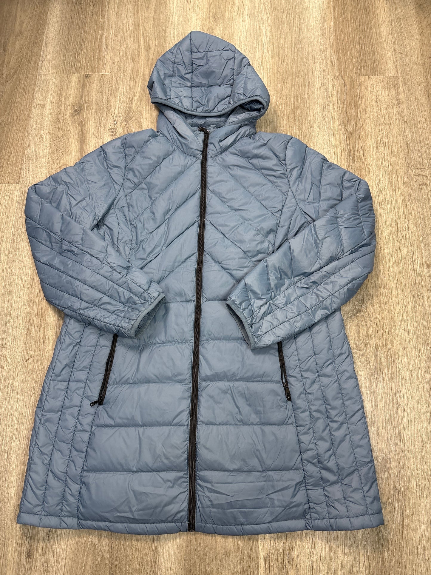 Coat Puffer & Quilted By London Fog In Blue, Size: Xl