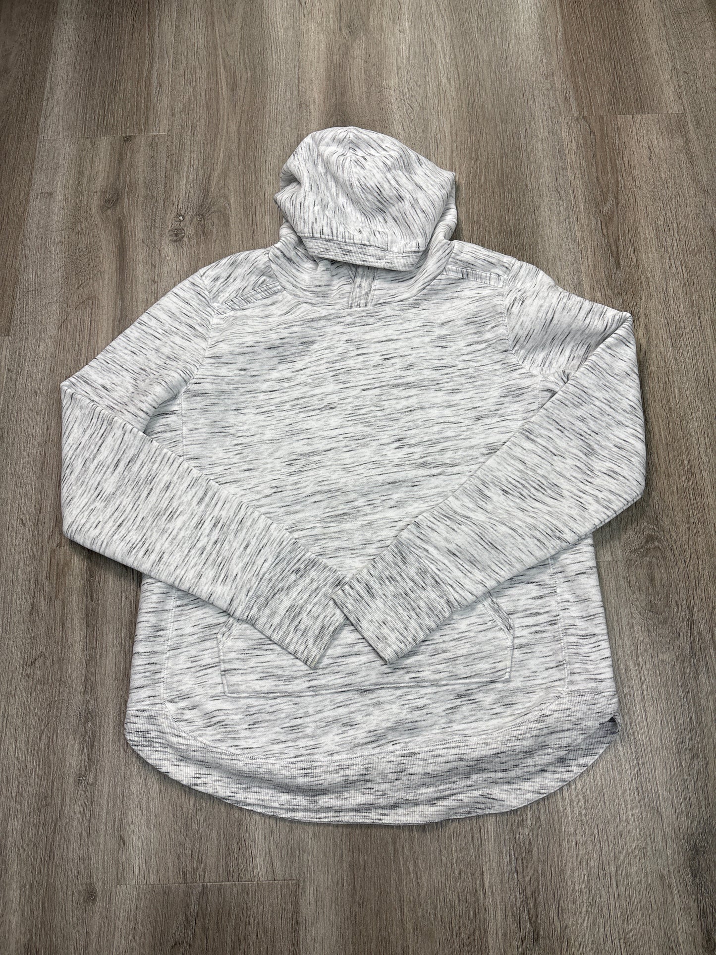 Sweatshirt Hoodie By Tek Gear In White, Size: M