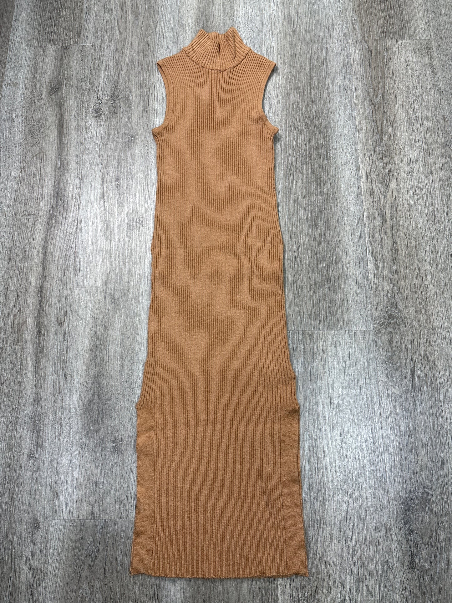 Dress Casual Maxi By Magaschoni In Brown, Size: Xs