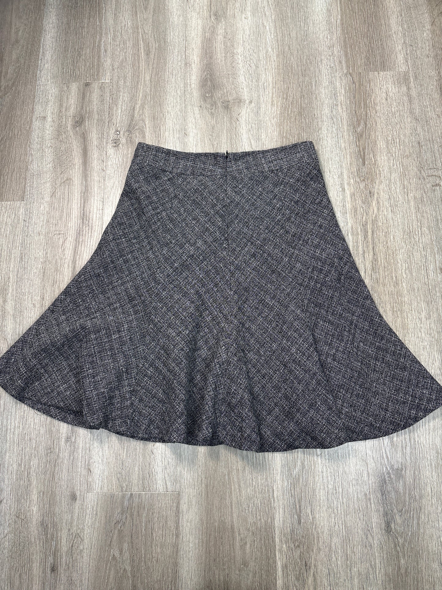 Skirt Midi By Rafaella In Black & White, Size: L