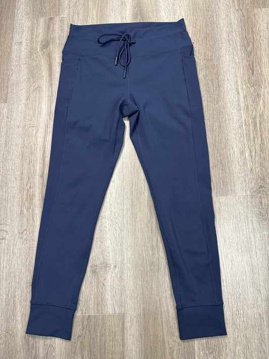 Athletic Leggings By Spyder In Navy, Size: L