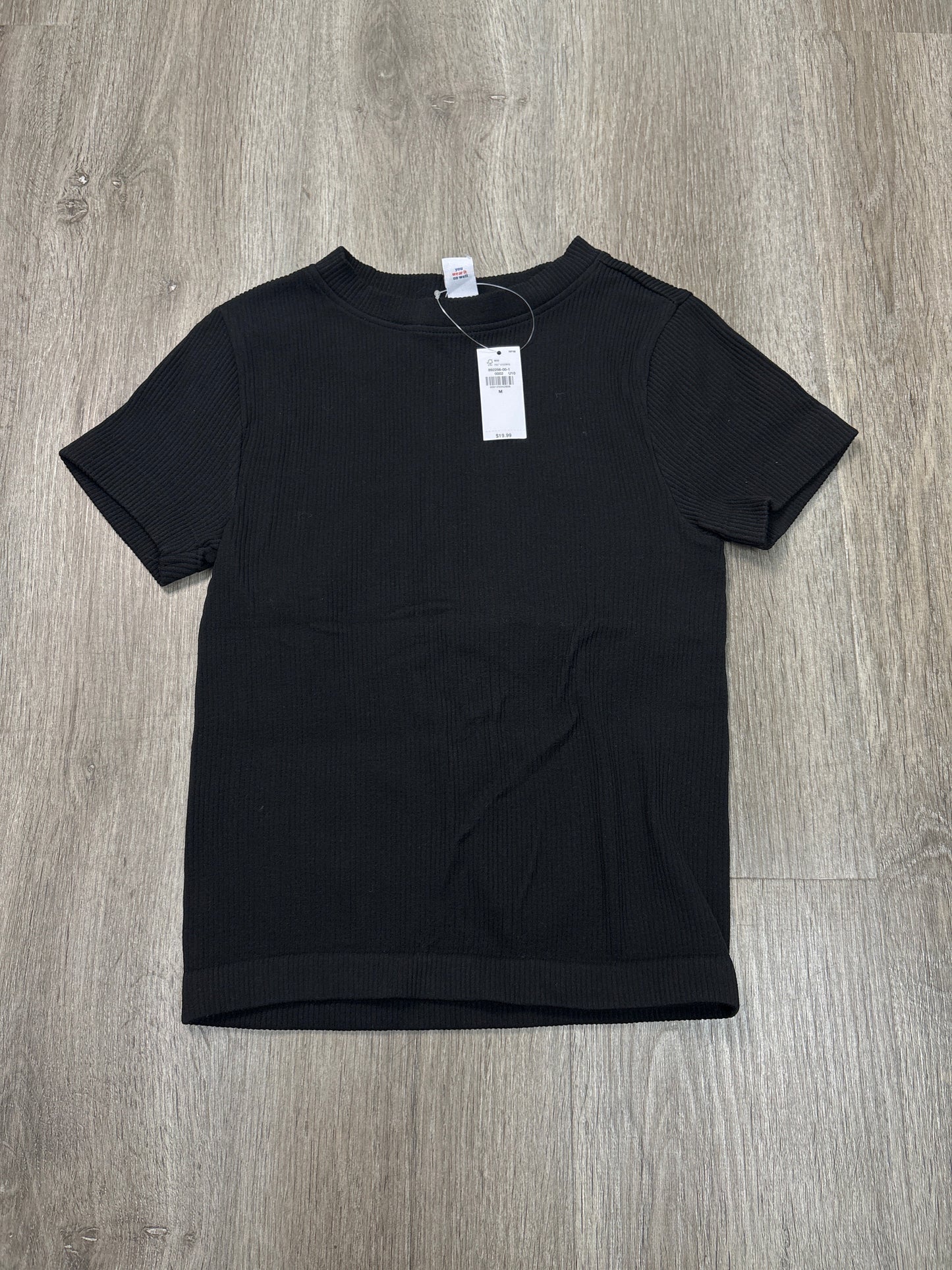 Top Short Sleeve Basic By Old Navy In Black, Size: M