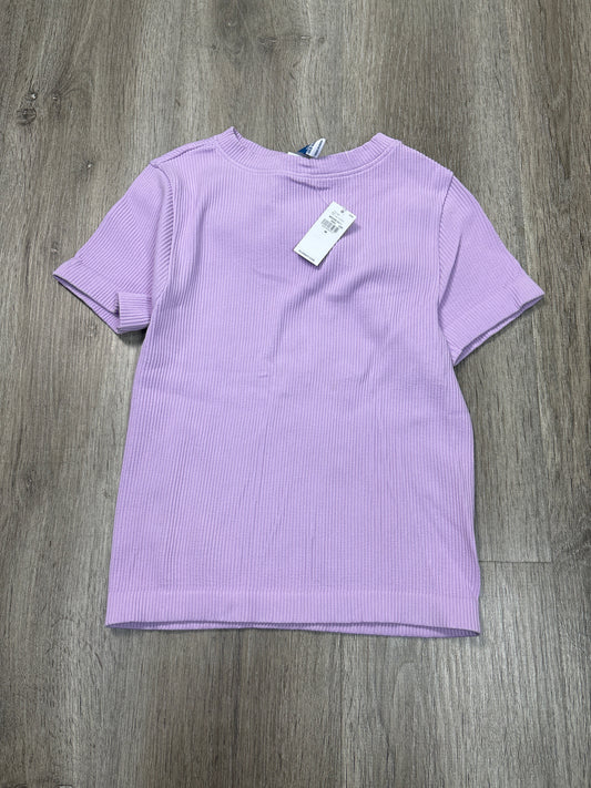 Top Short Sleeve Basic By Old Navy In Purple, Size: M