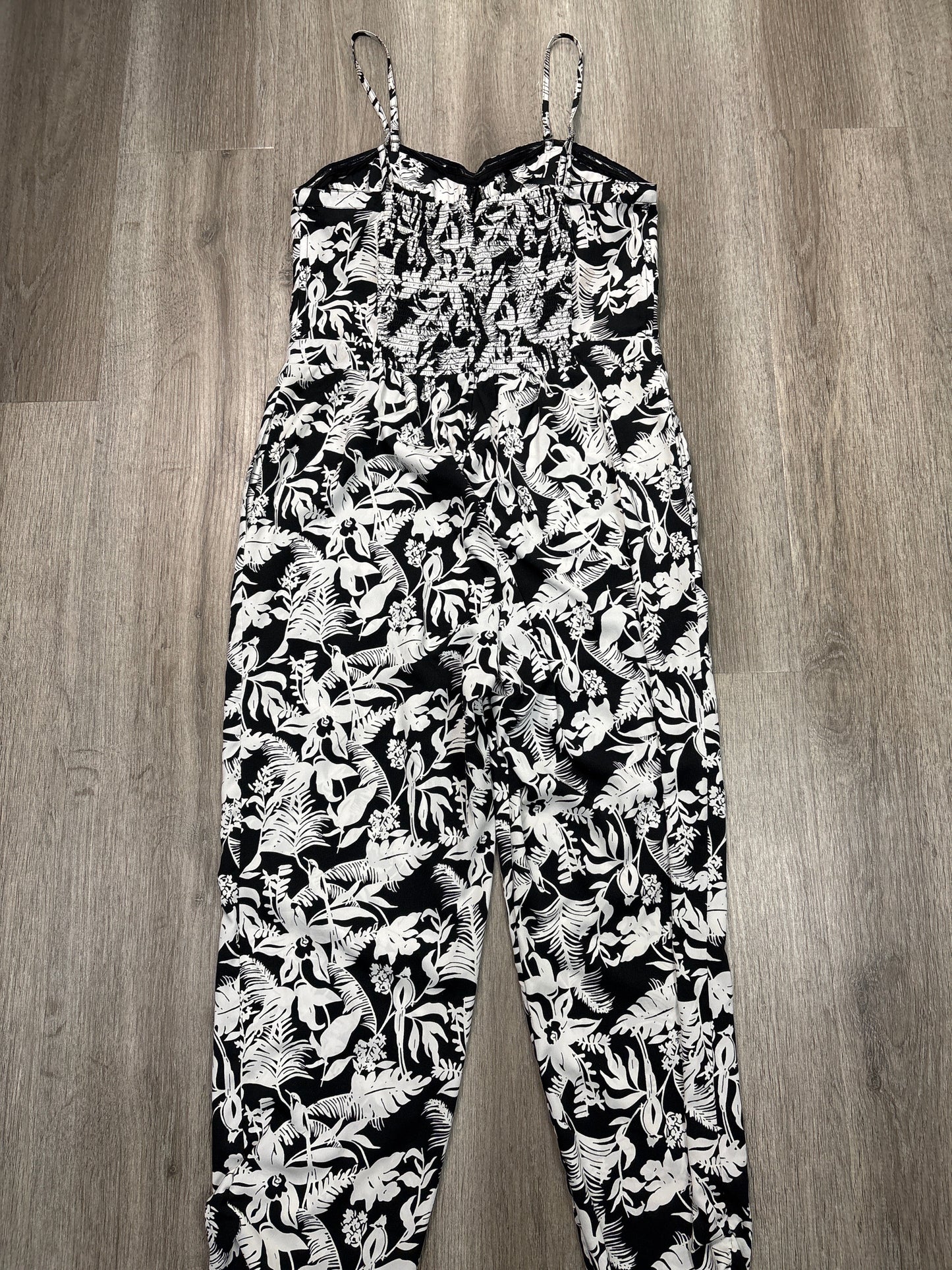 Jumpsuit By Jessica Simpson In Black & White, Size: L