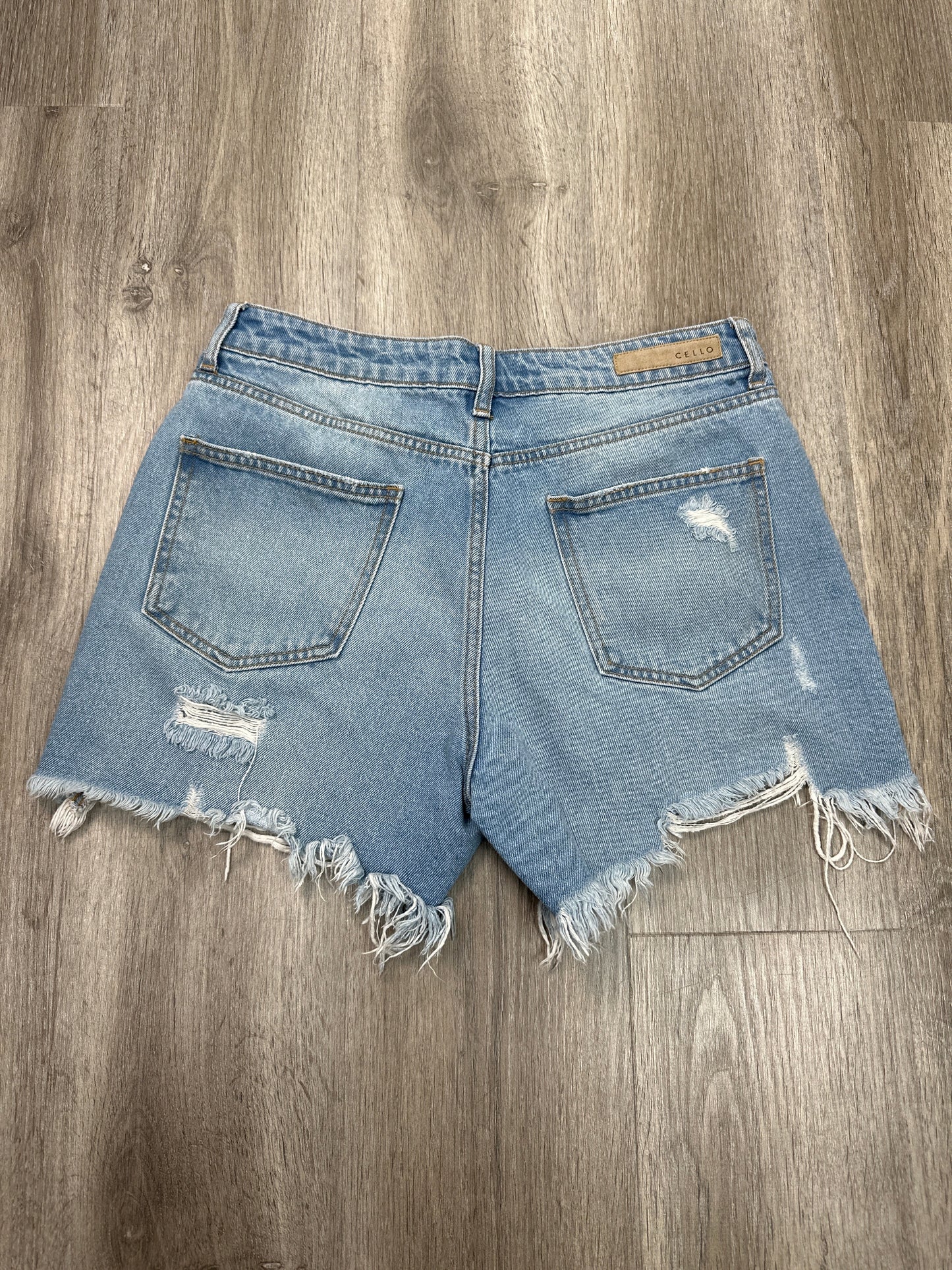 Shorts By CELLO In Blue Denim, Size: L