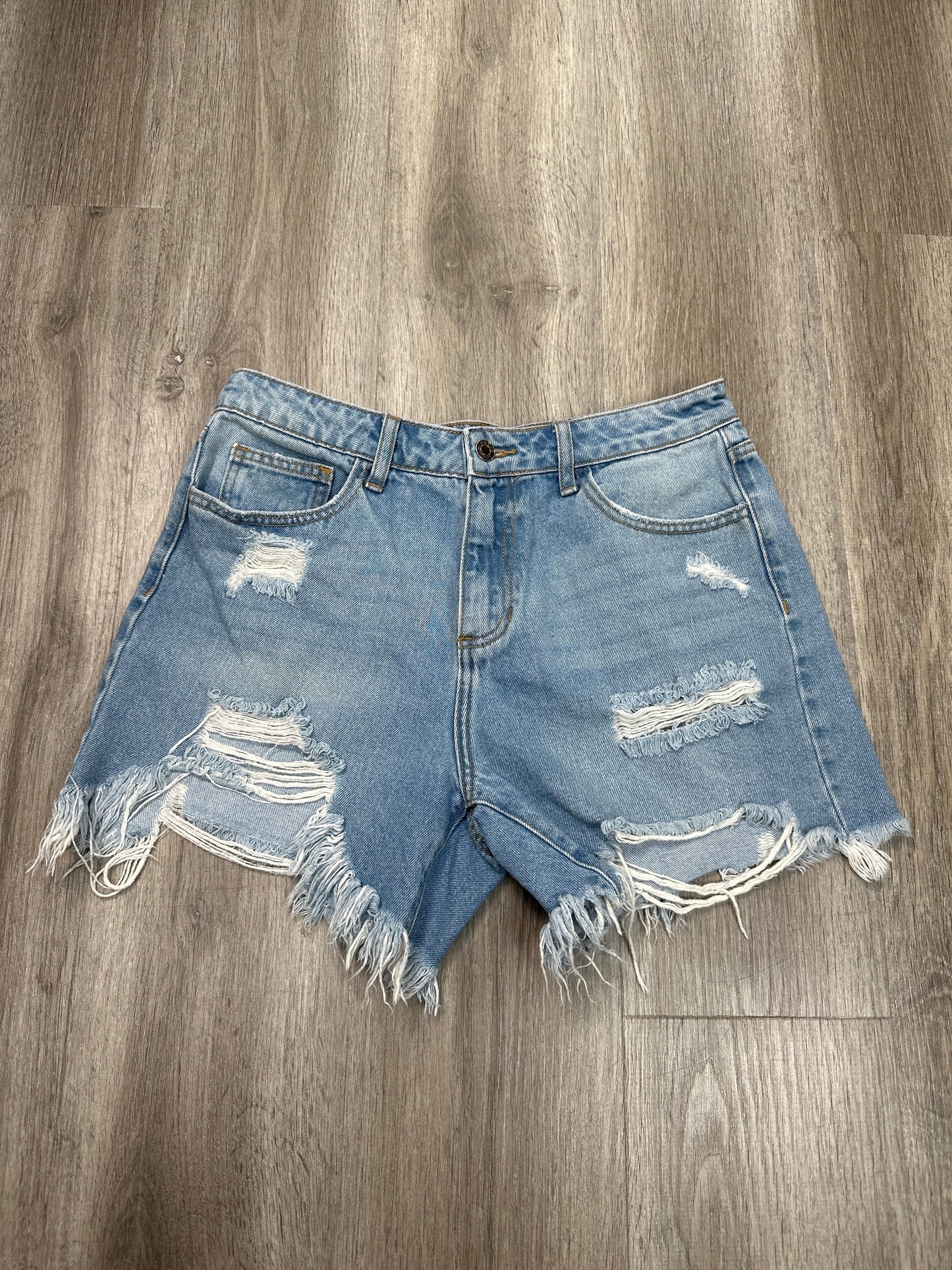 Shorts By CELLO In Blue Denim, Size: L