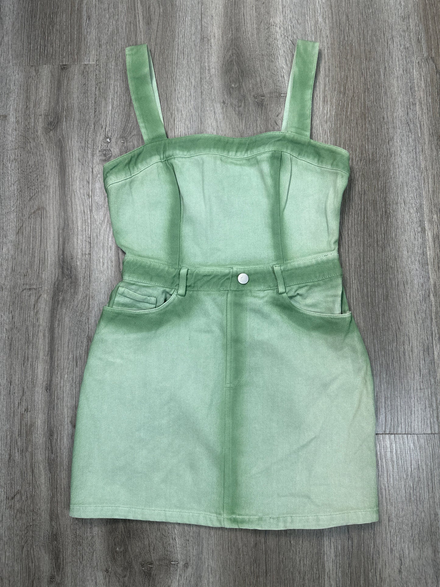 Dress Casual Short By Le Lis In Green Denim, Size: S