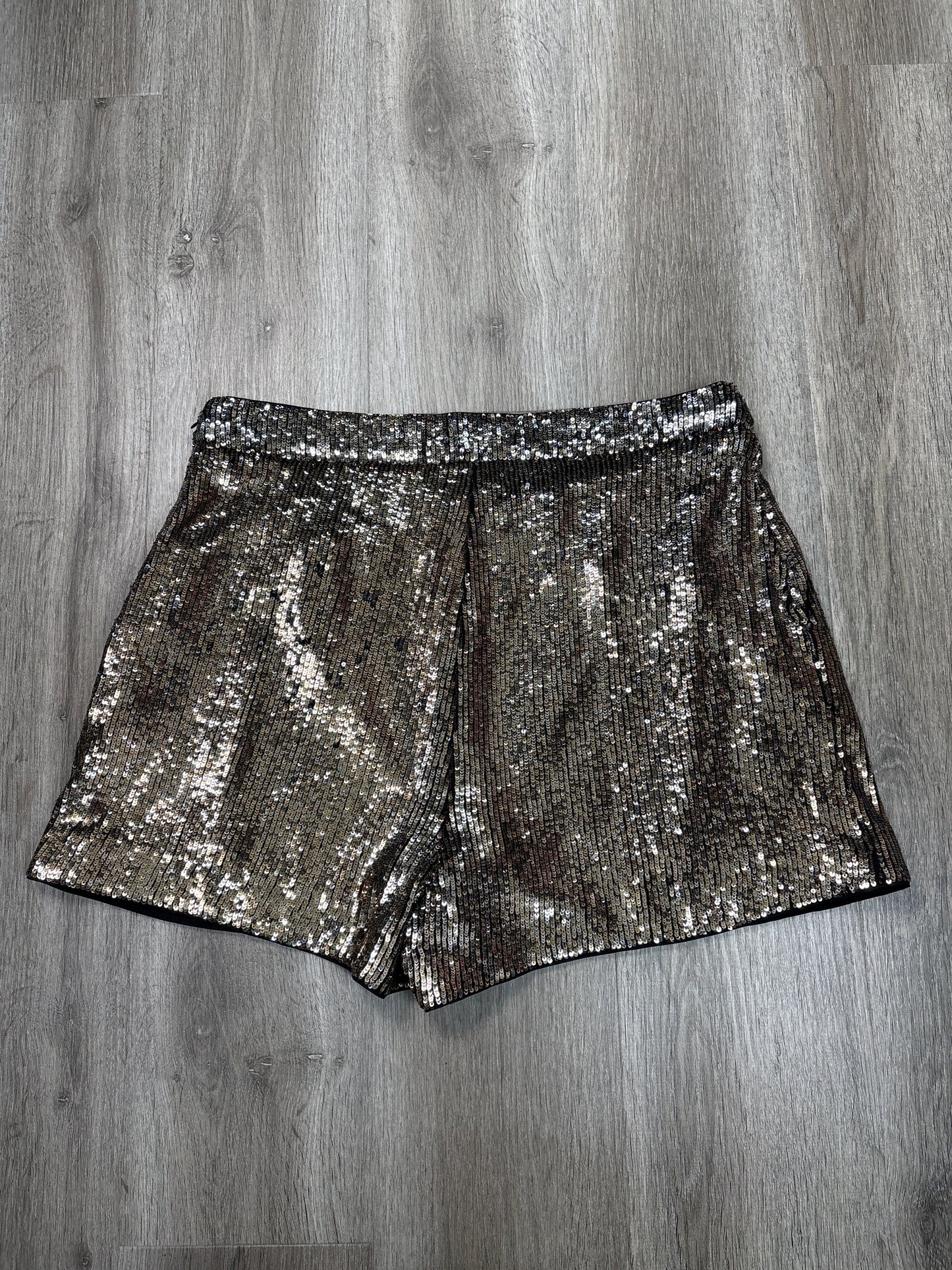 Shorts By Express In Gold, Size: Xl