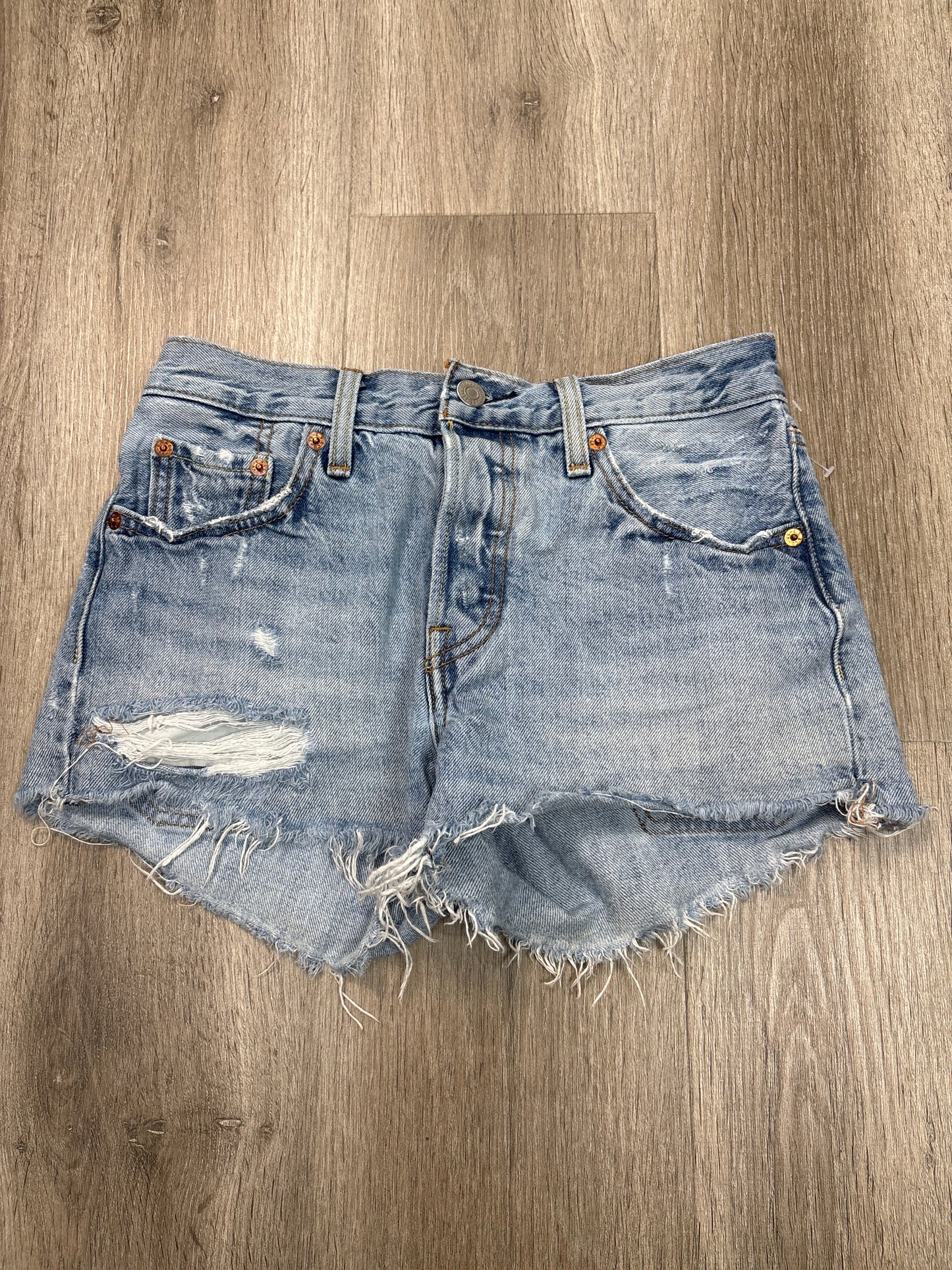 Shorts By Levis In Blue Denim, Size: 0