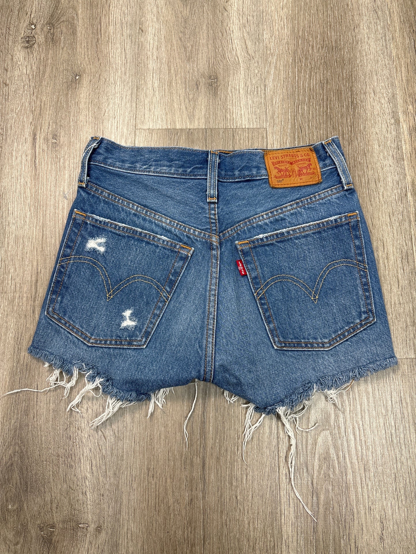 Shorts By Levis In Blue Denim, Size: 0