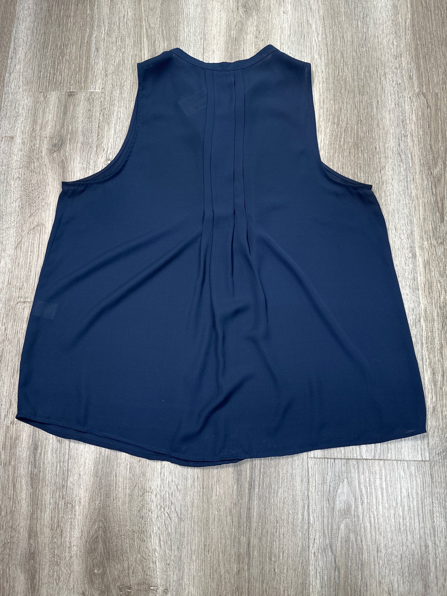 Blouse Sleeveless By 41 Hawthorn In Navy, Size: L