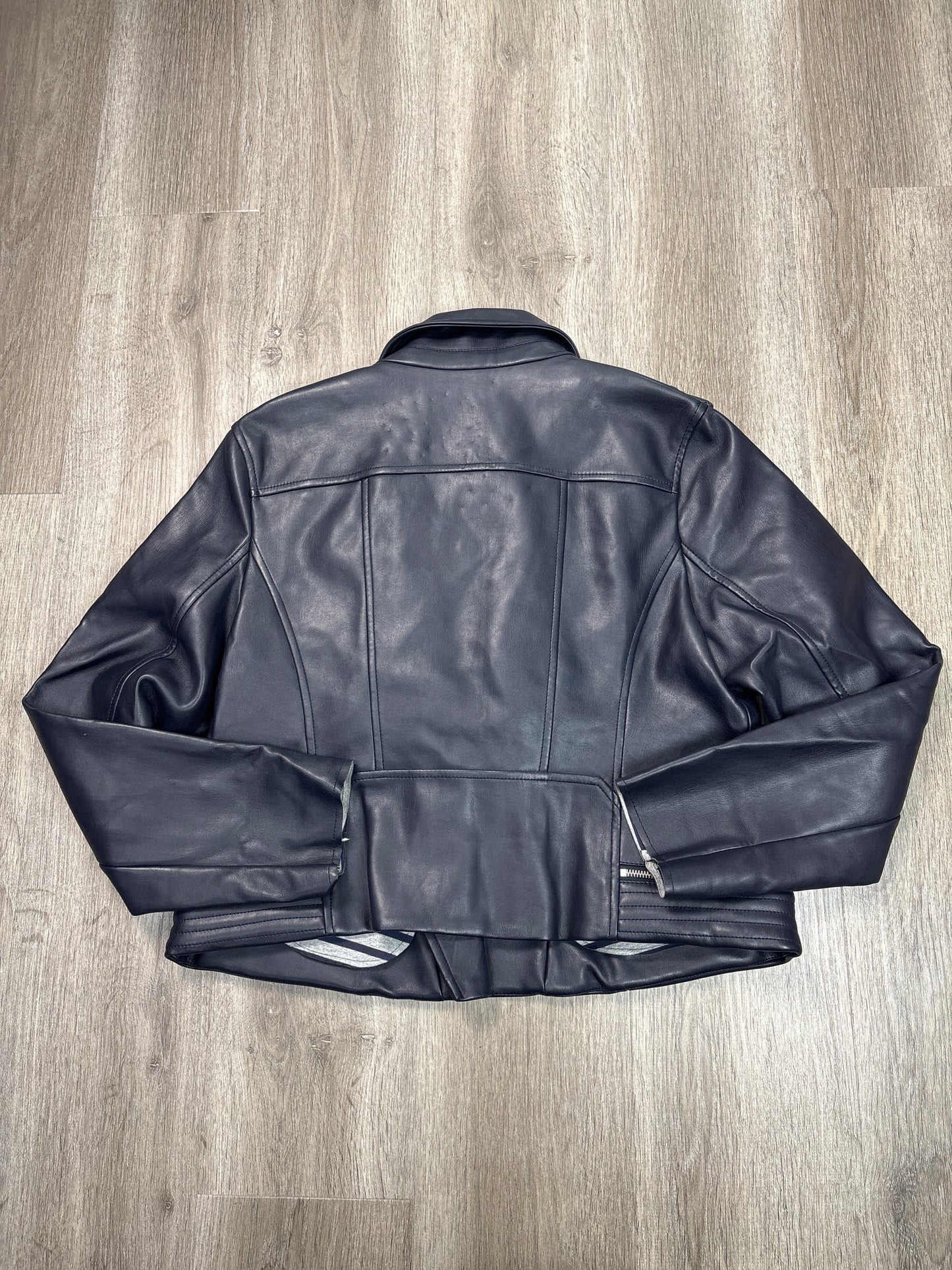 Jacket Moto By Bcbgeneration In Navy, Size: Xl