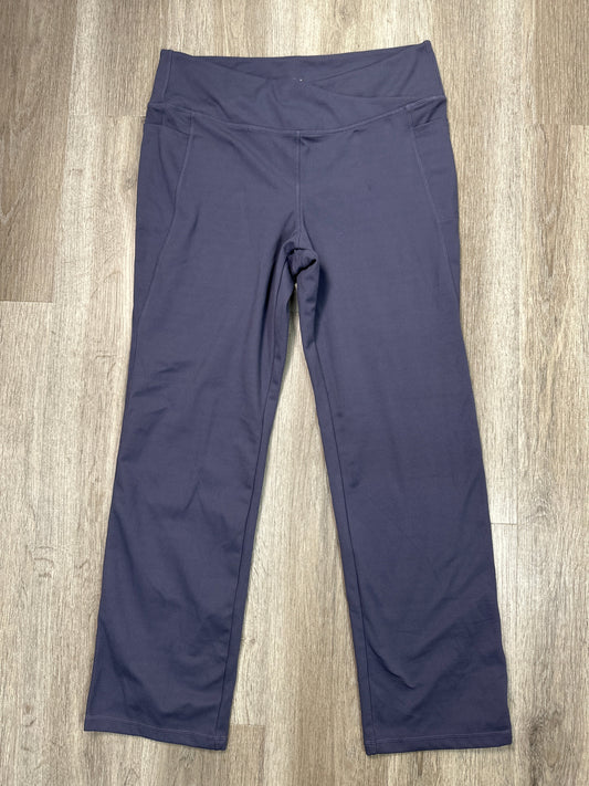 Athletic Leggings By Jockey In Purple, Size: Xl