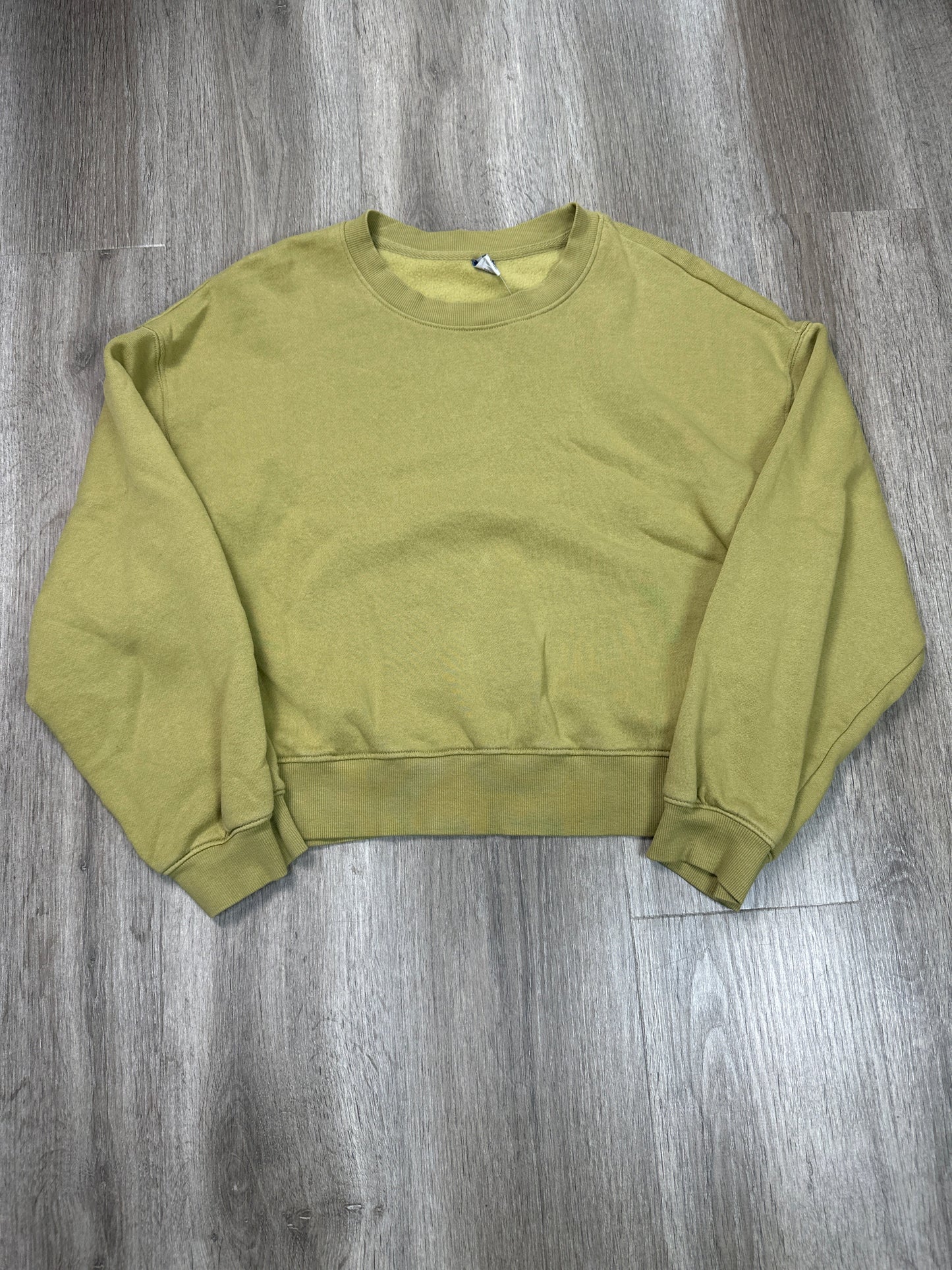 Sweatshirt Crewneck By Old Navy In Green, Size: Xl