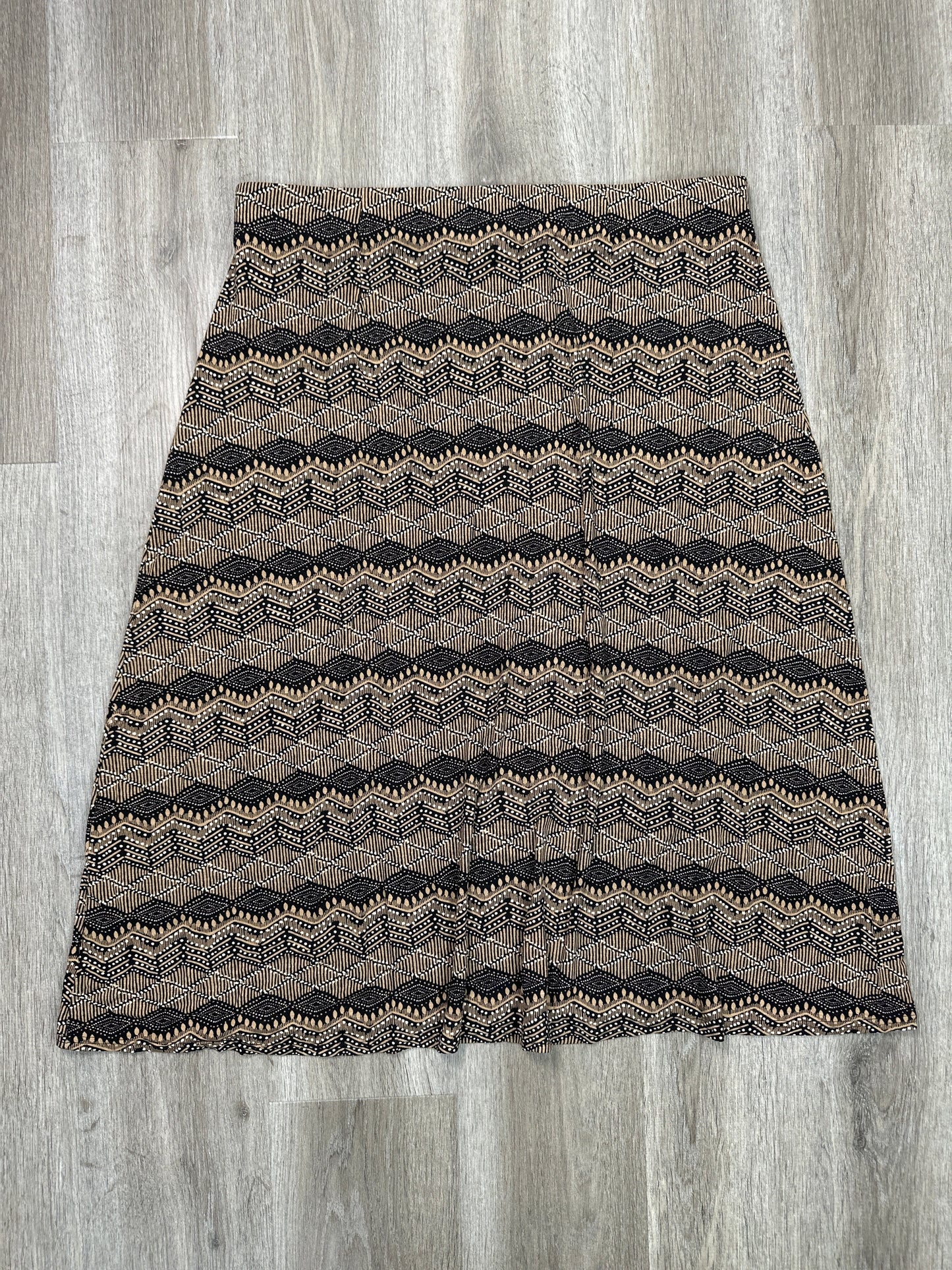 Skirt Midi By J. Jill In Brown, Size: Xlp