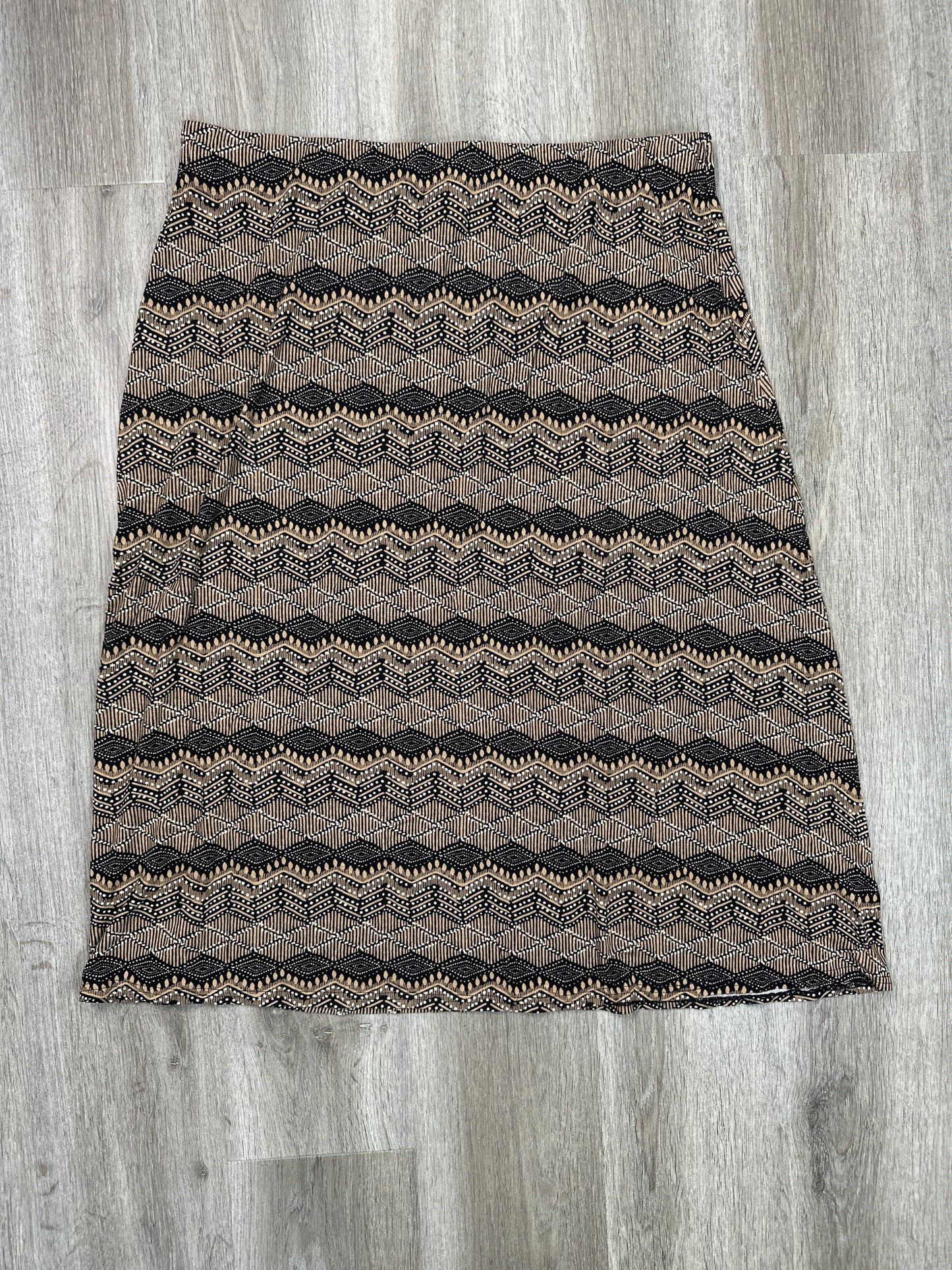 Skirt Midi By J. Jill In Brown, Size: Xlp