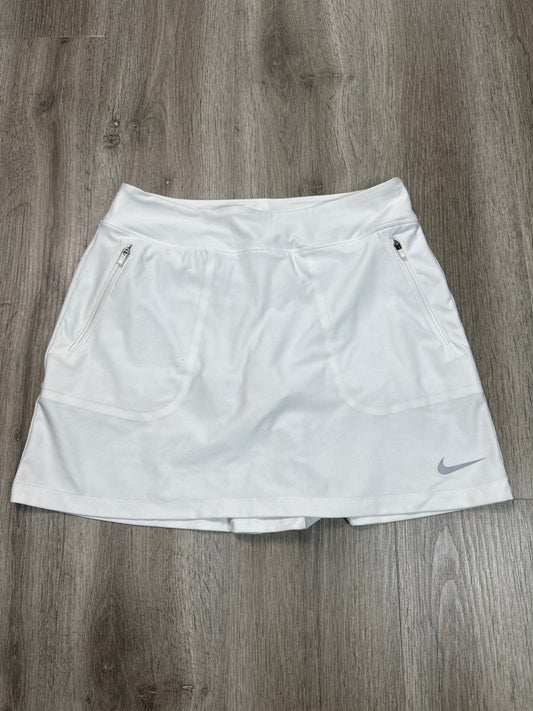 Athletic Skort By Nike Apparel In White, Size: S