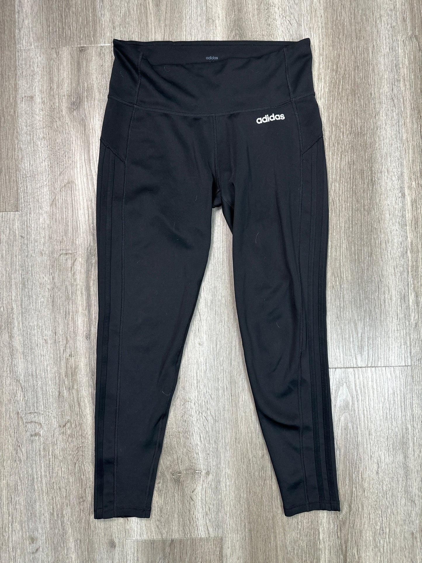 Athletic Pants By Adidas In Black, Size: M