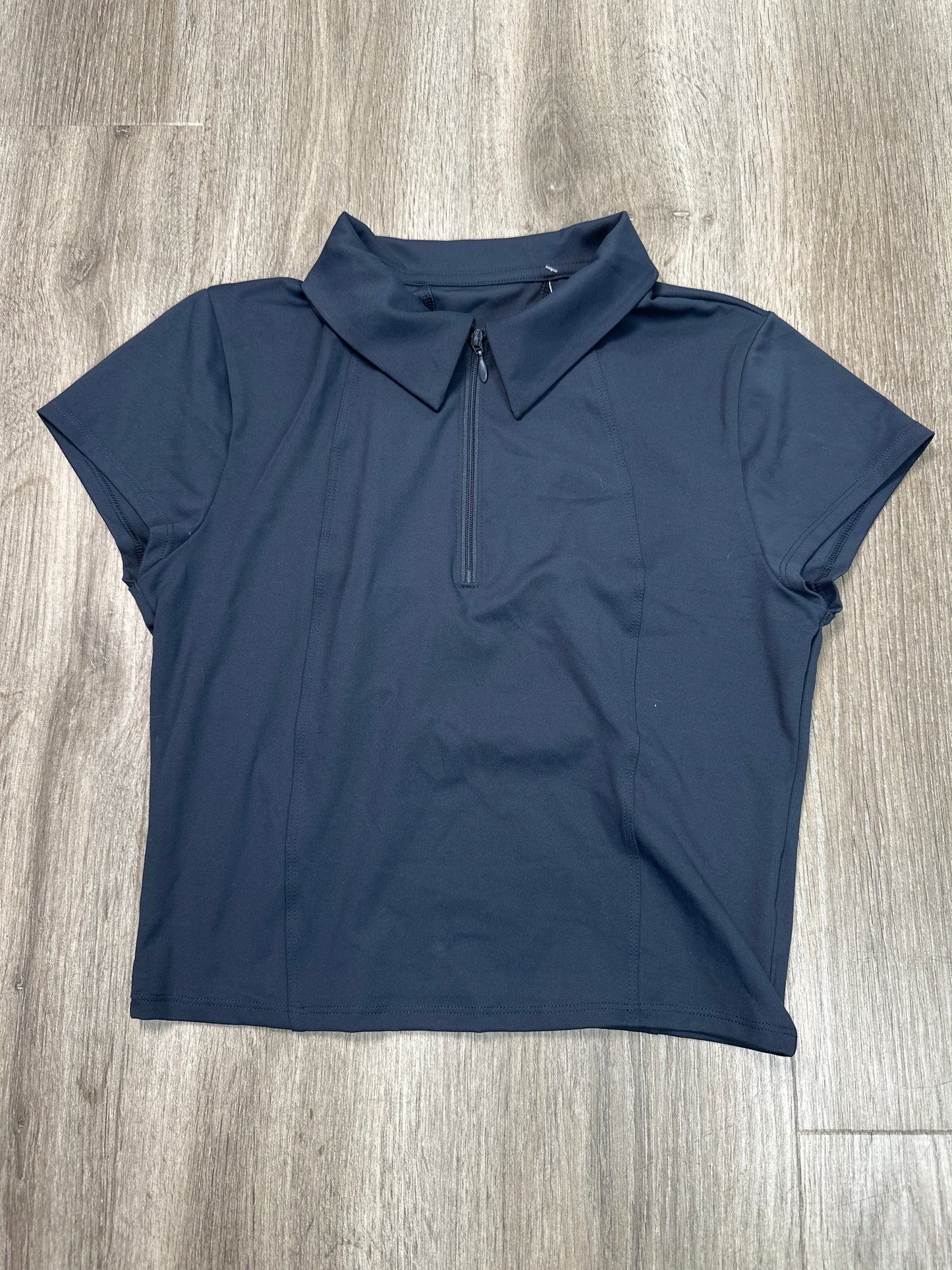 Athletic Top Short Sleeve By Old Navy In Navy, Size: M