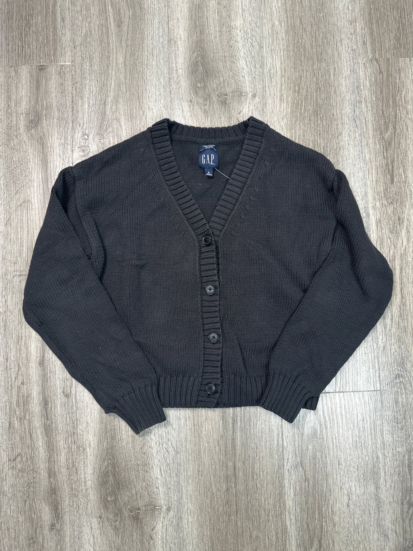 Cardigan By Gap In Black, Size: S