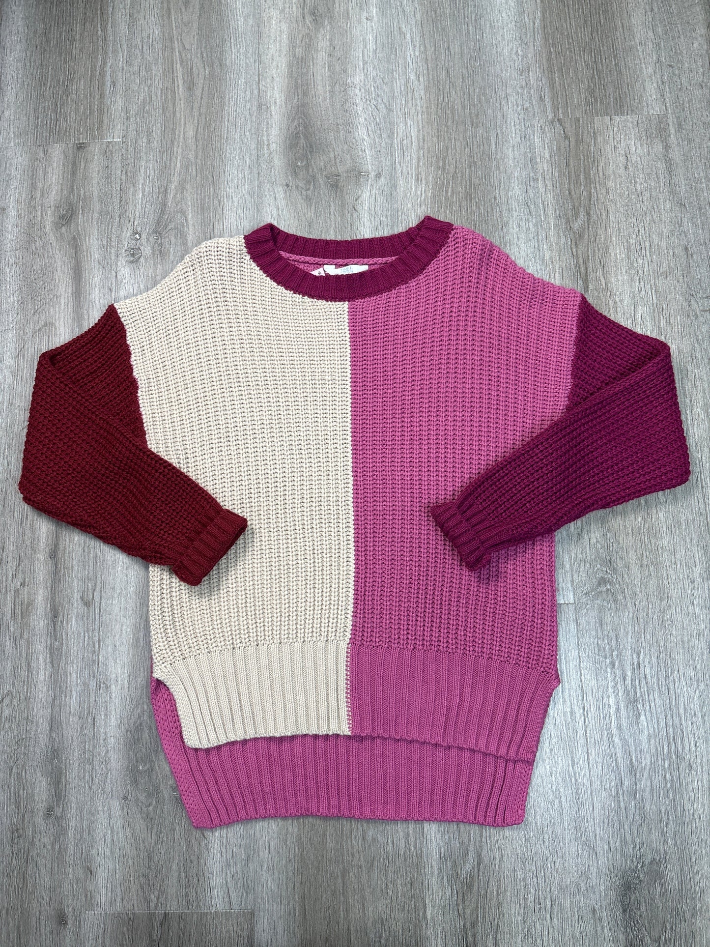 Sweater By Time And Tru In Pink, Size: S